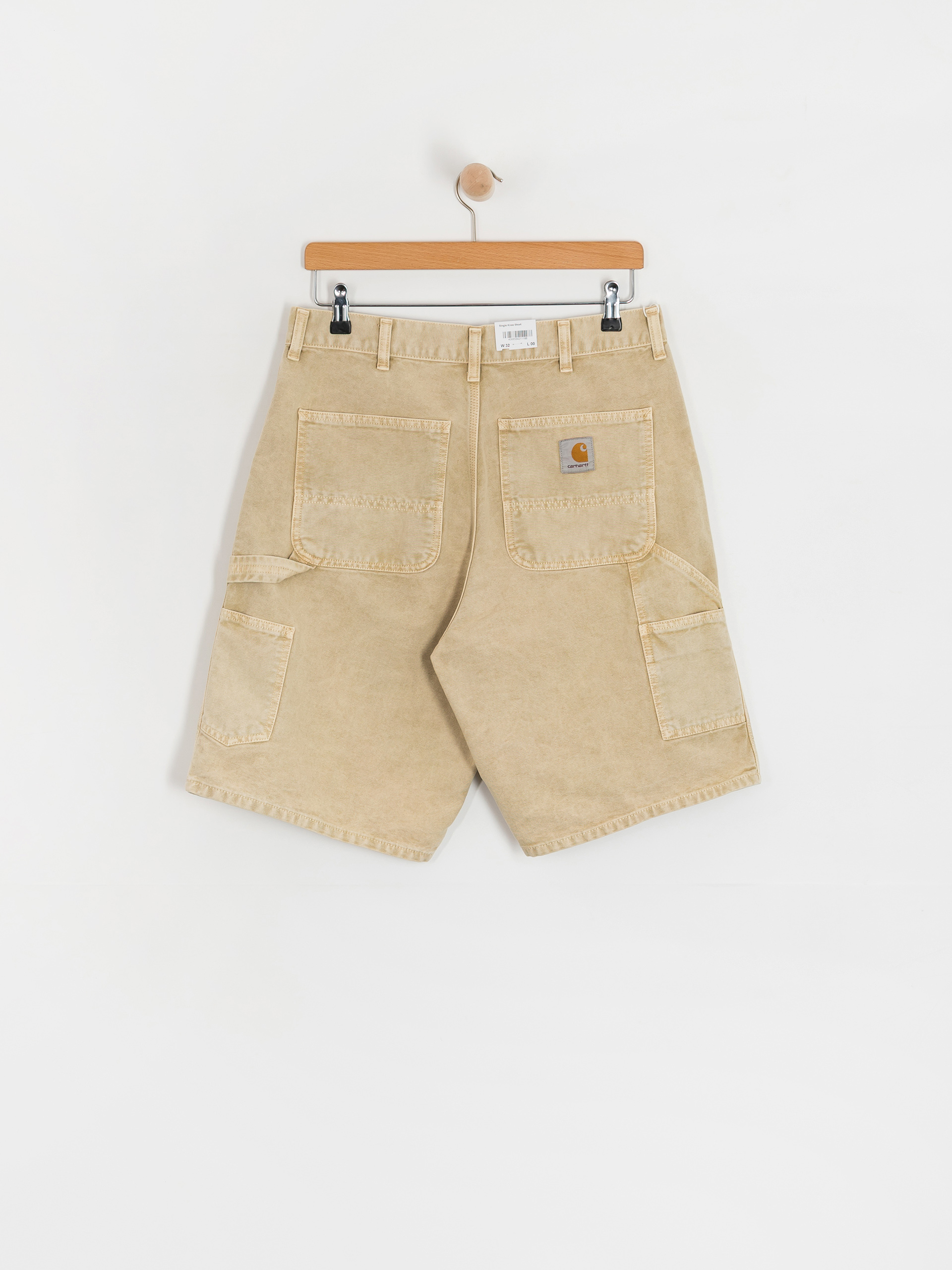Szorty Carhartt WIP Single Knee (dusty h brown/chalk wash)