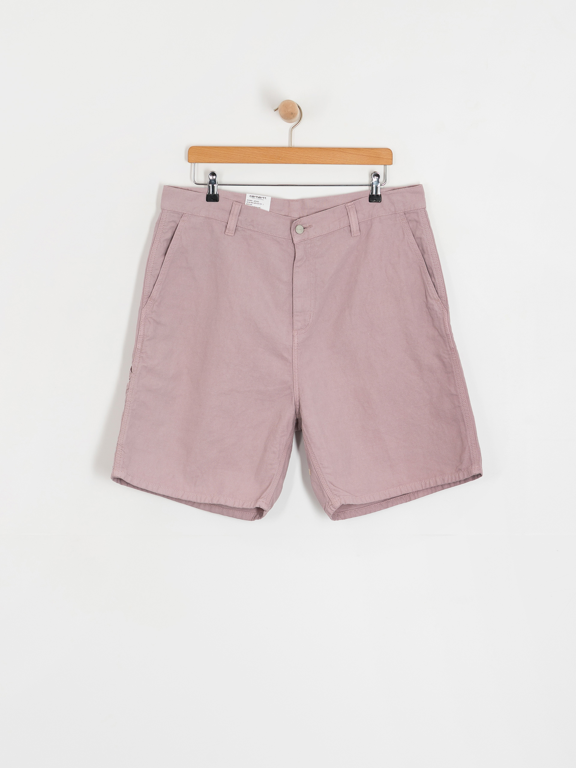 Szorty Carhartt WIP Walter Single Knee (pink fog/garment dyed)