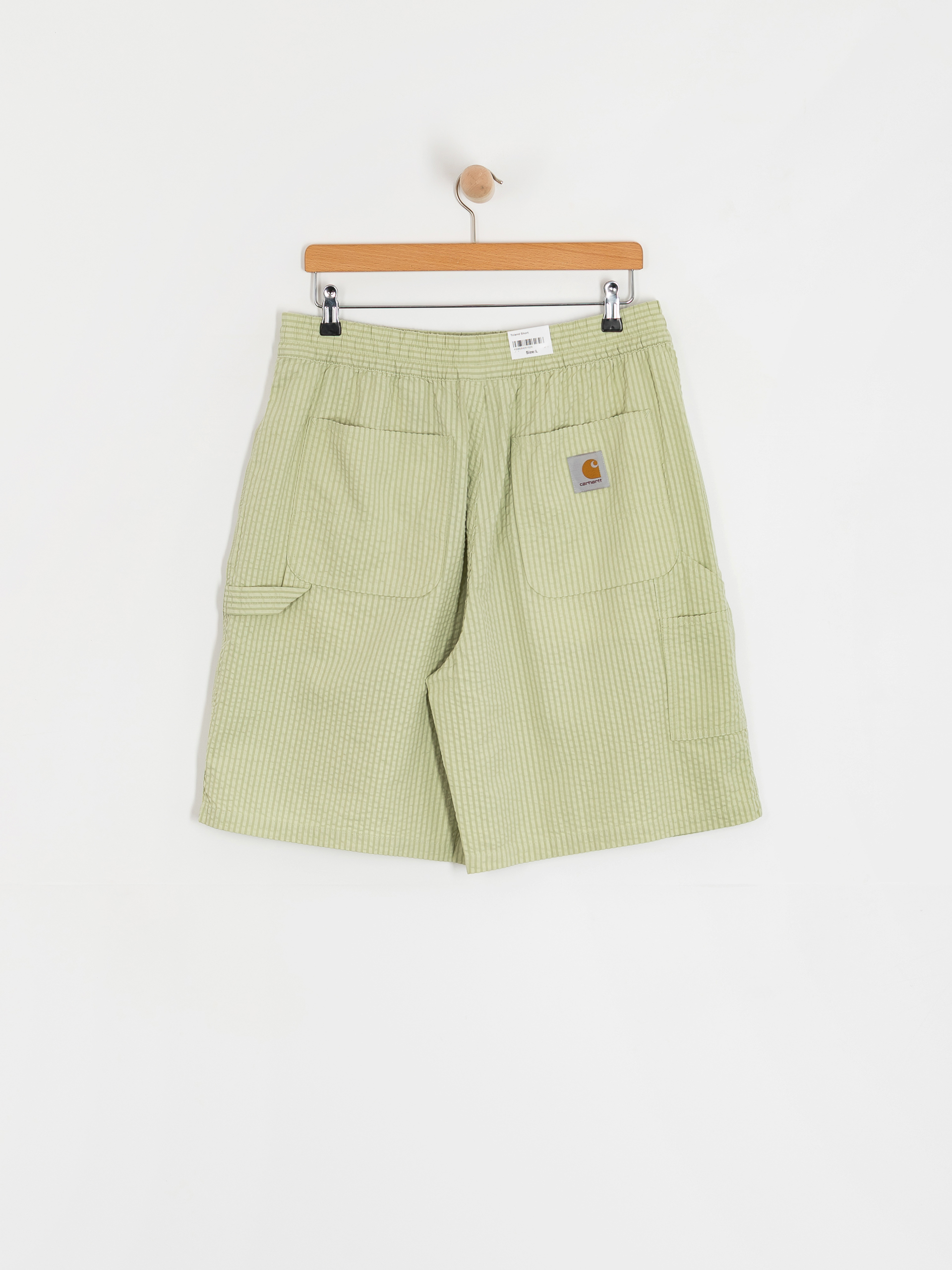 Szorty Carhartt WIP Toland (toland stripe/pale olive)
