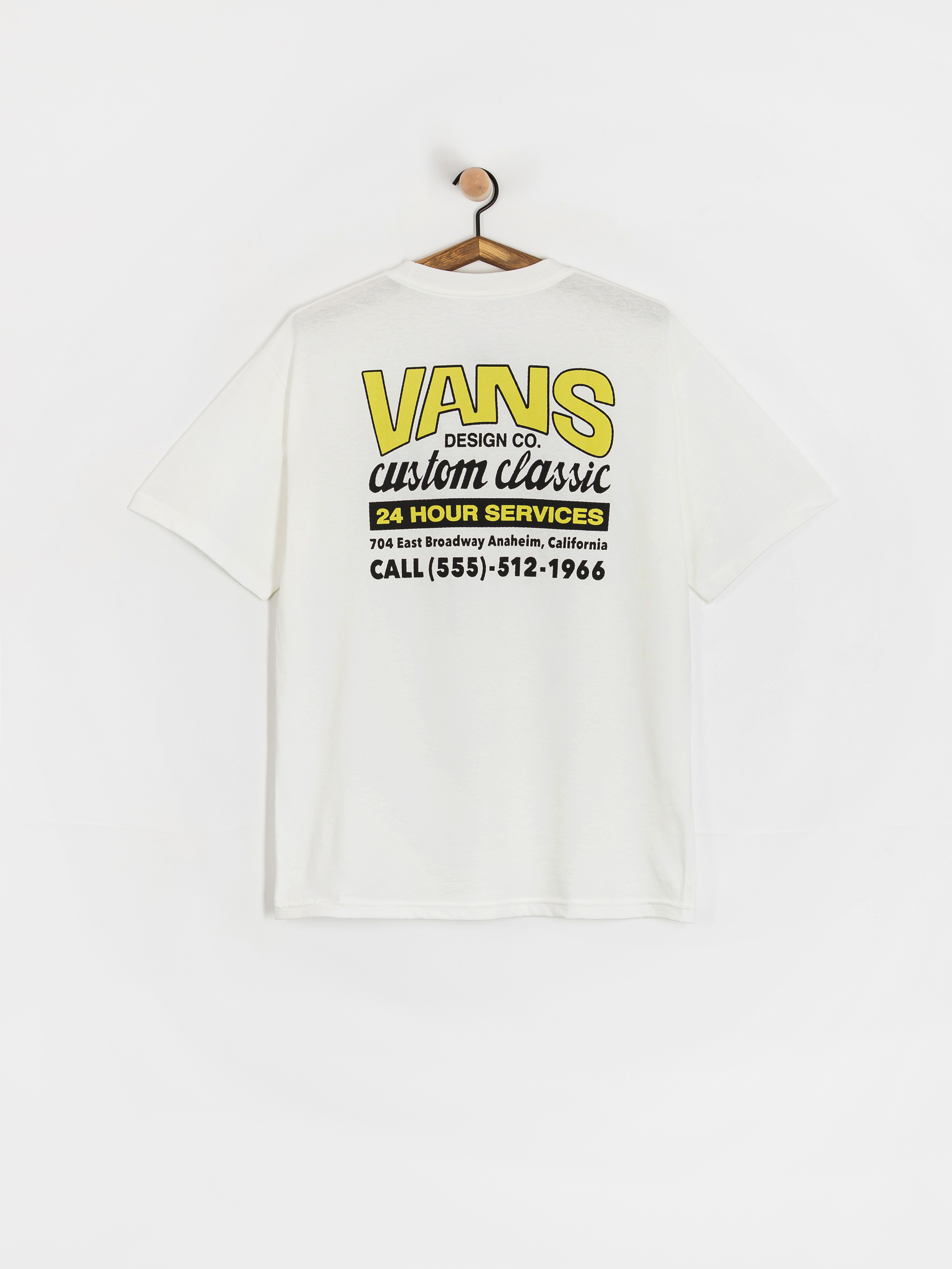T-shirt Vans Shop Front (white/sunny yellow)