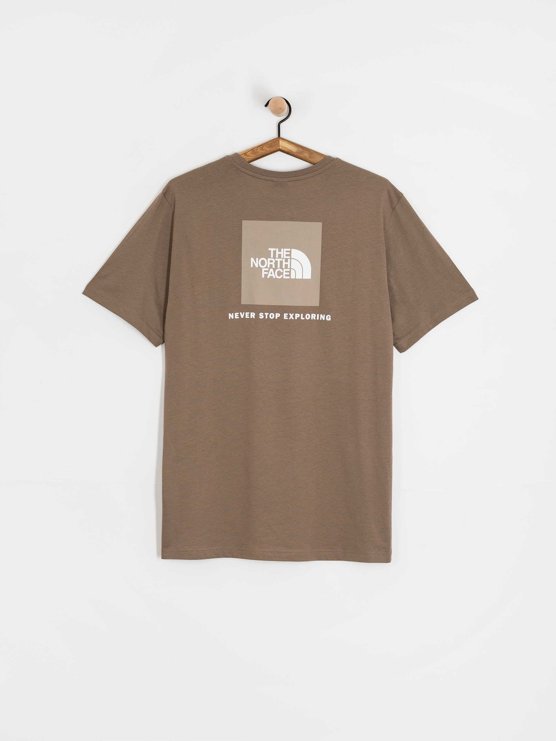 T-shirt The North Face Box Nse (mocha brown/mushroom gr)