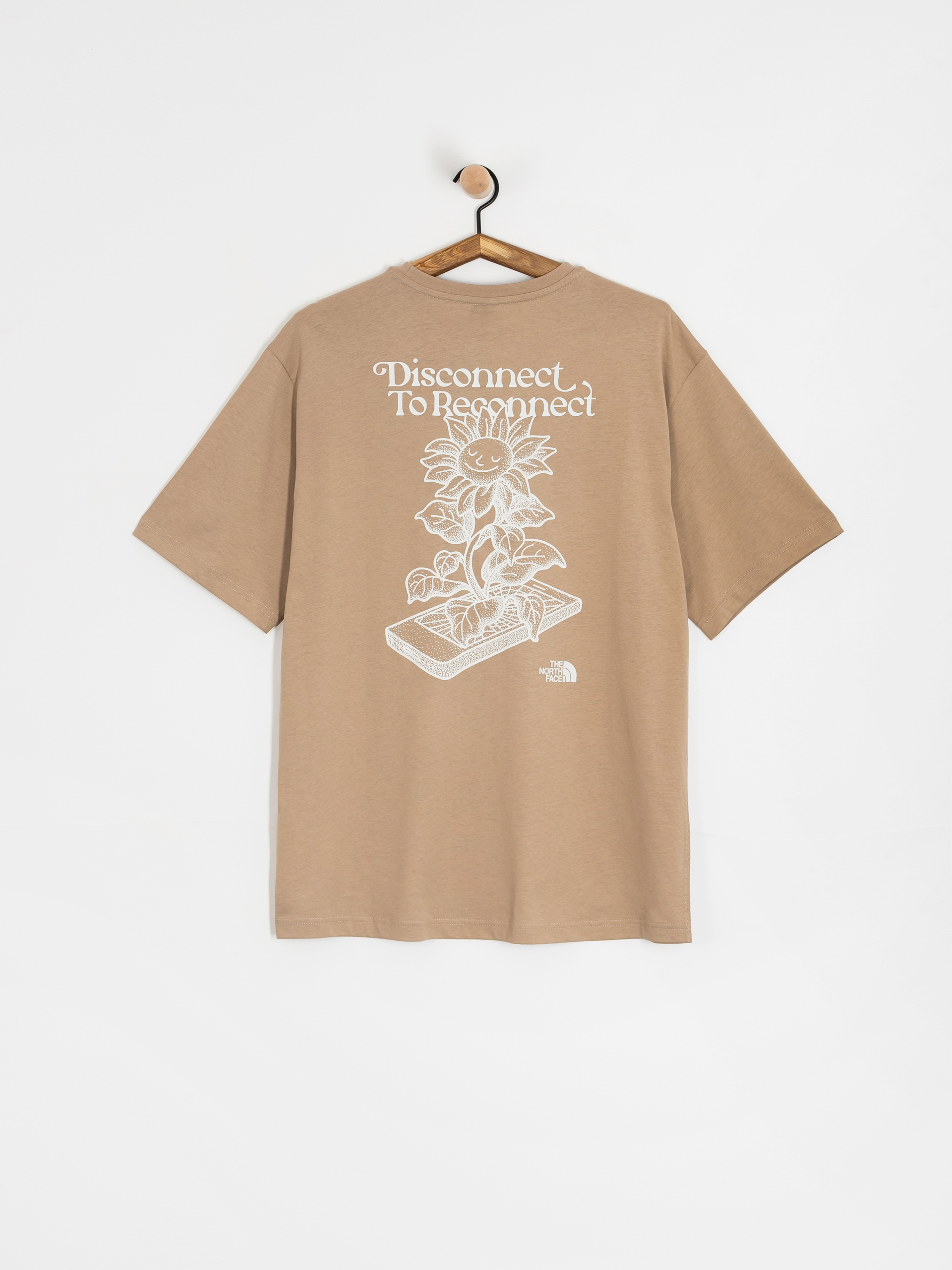 T-shirt The North Face Connect Relaxed Graphic (mushroom grey)