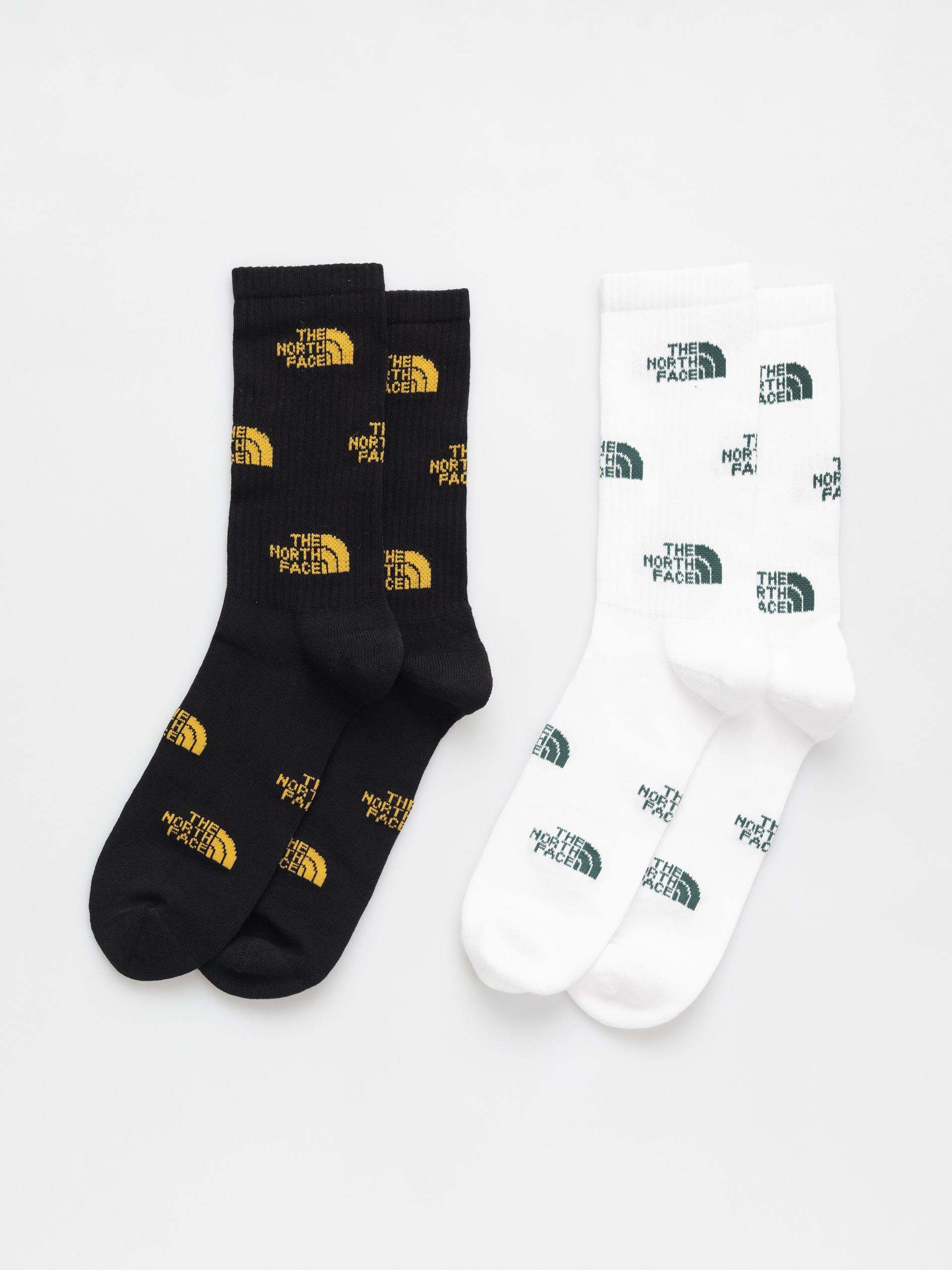Skarpetki The North Face Everyday Crew Logo 2P (tnf black/summit gold/t)