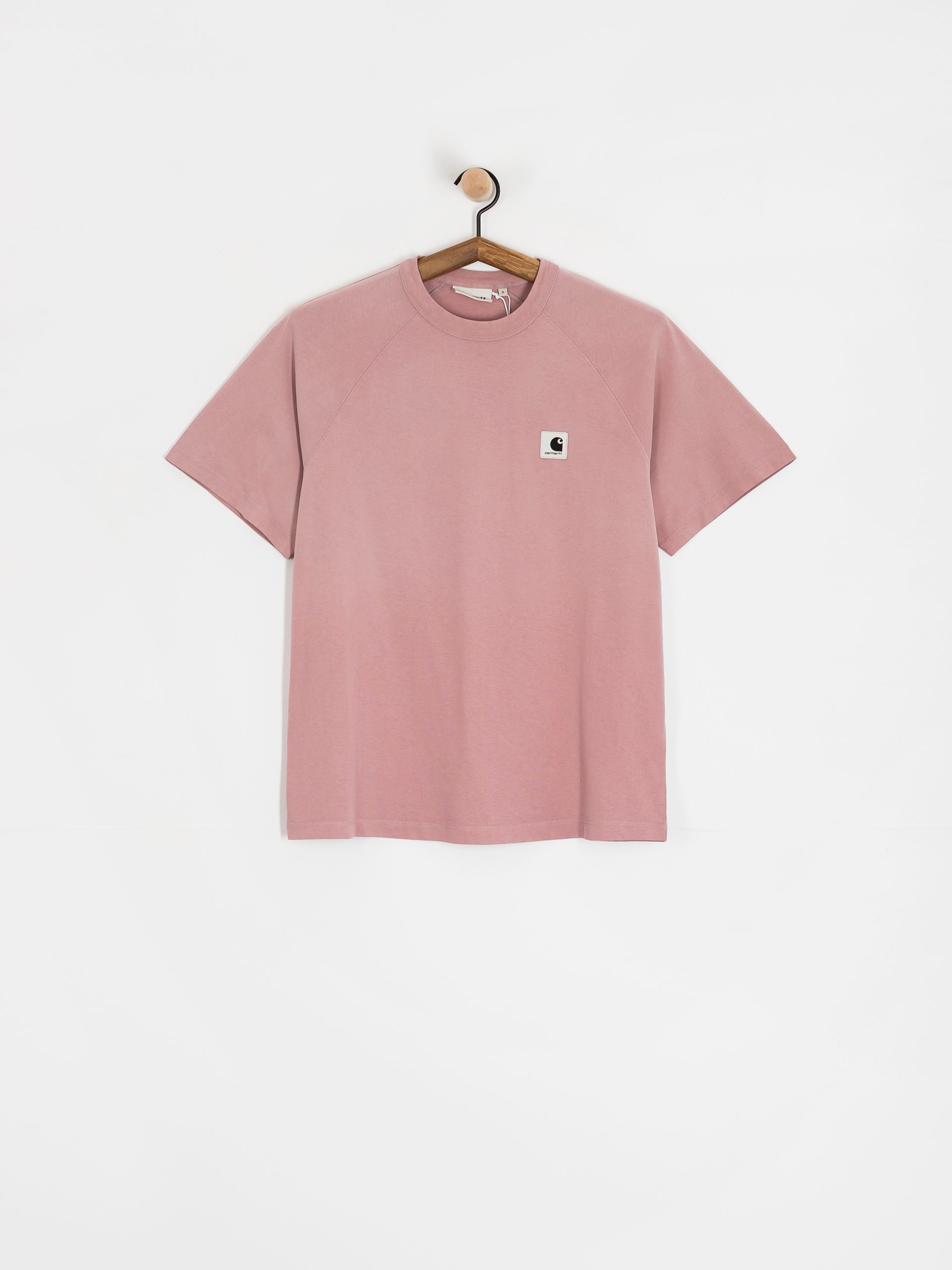 T-shirt Carhartt WIP Hudson Wmn (daphne/chalk wash)