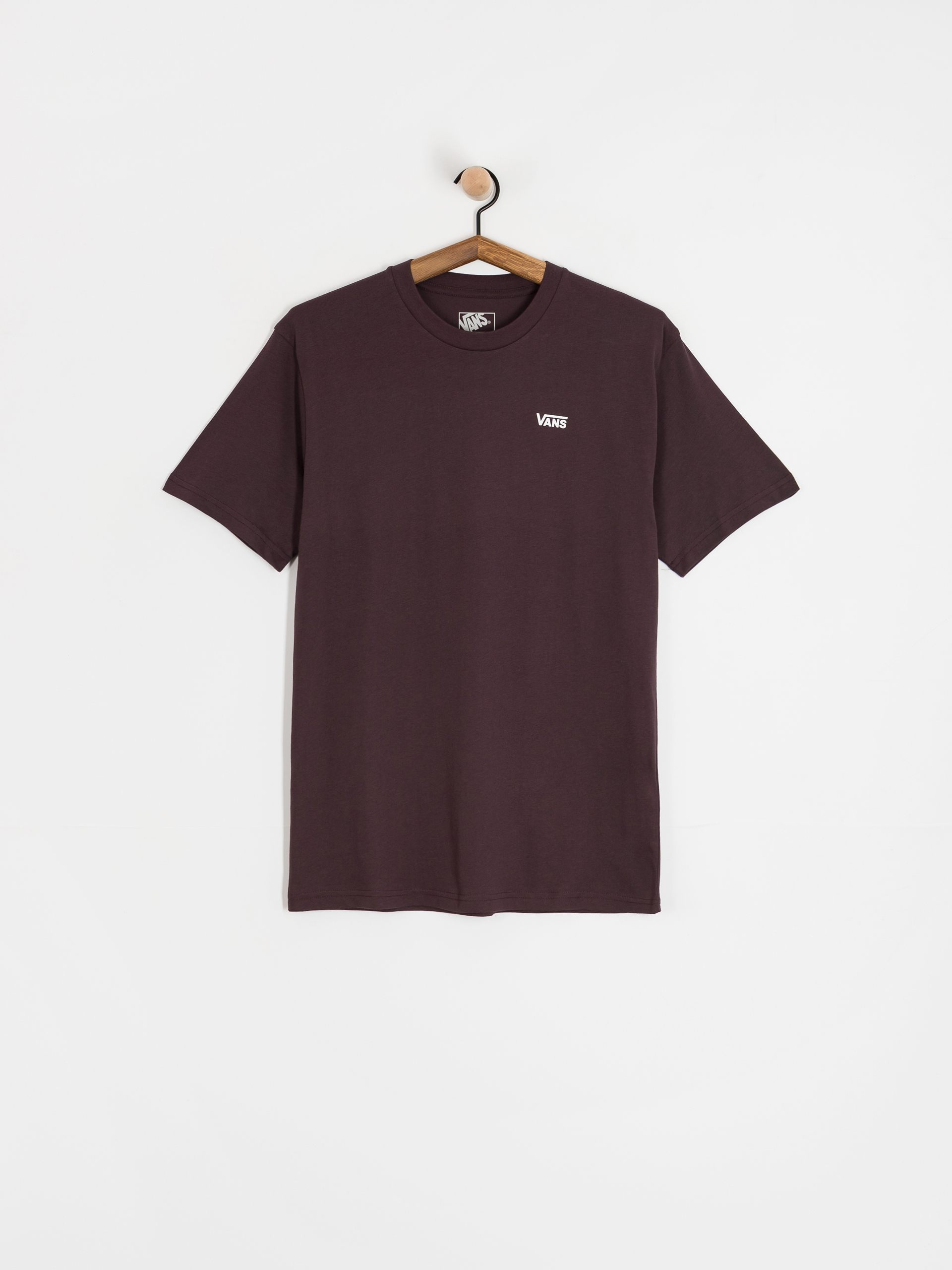 T-shirt Vans Left Chest Logo Em Wmn (dark port)