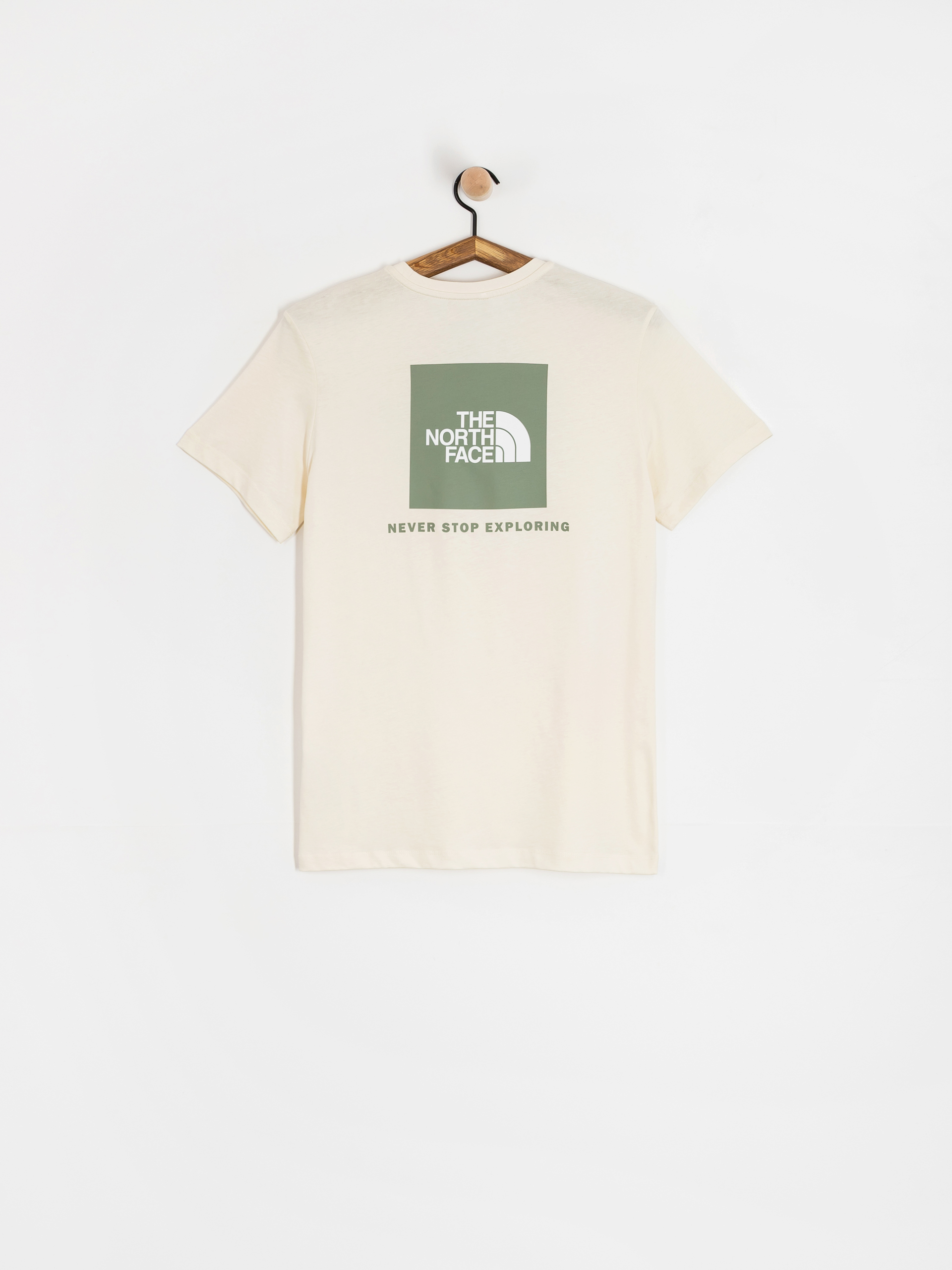 T-shirt The North Face Box Nse Relaxed Wmn (white dune/slate moss)
