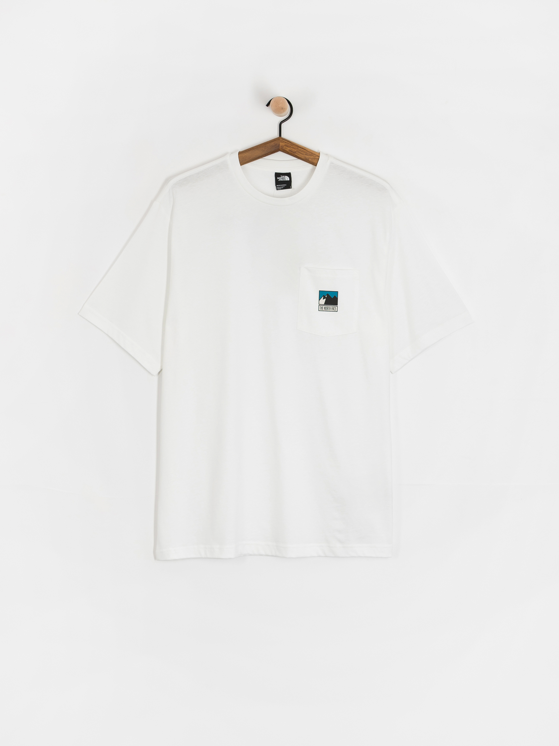 T-shirt The North Face Mountain Logo Relaxed Pocket (tnf white)