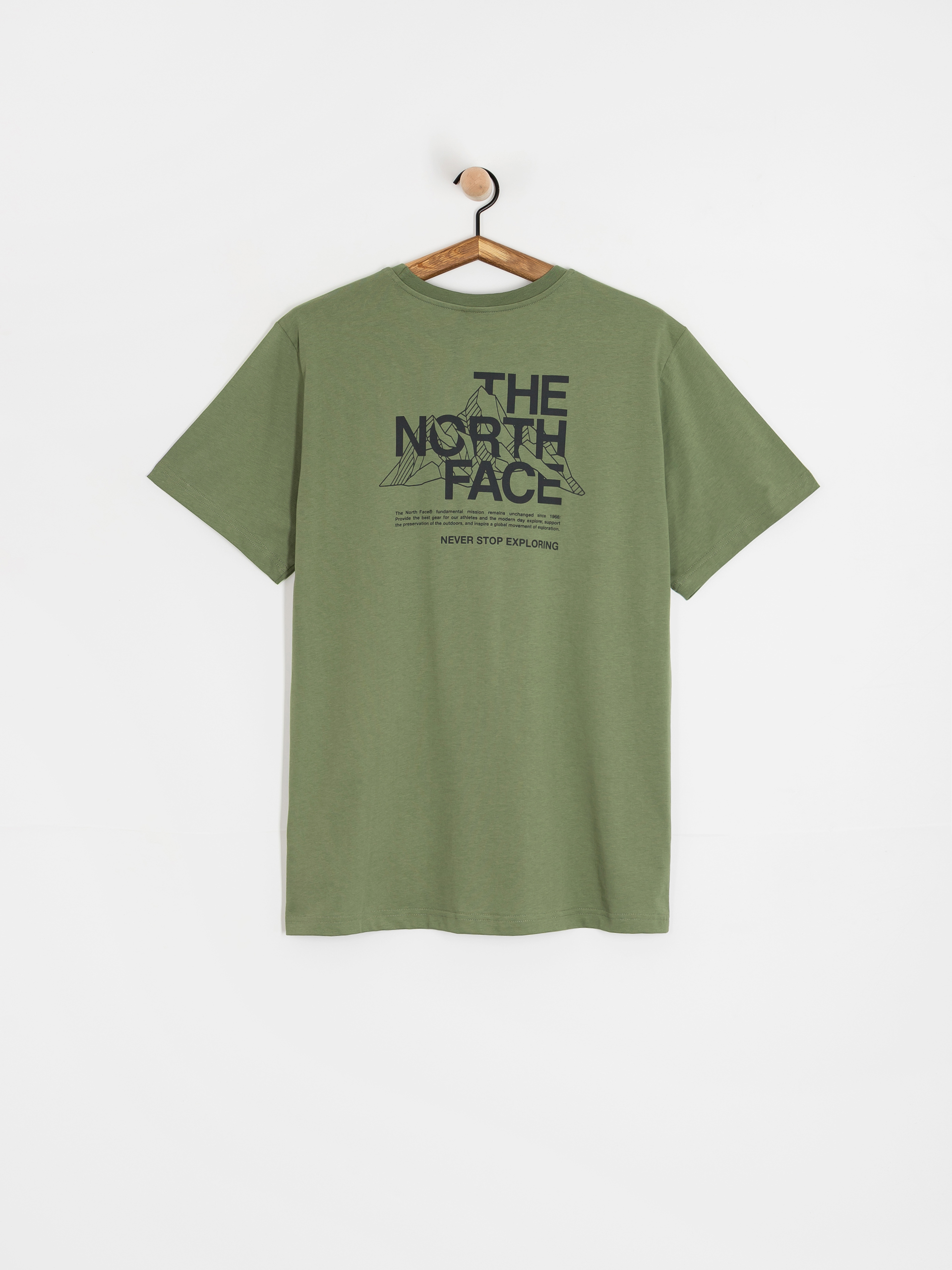 T-shirt The North Face Mountain Sketch (bark mist)