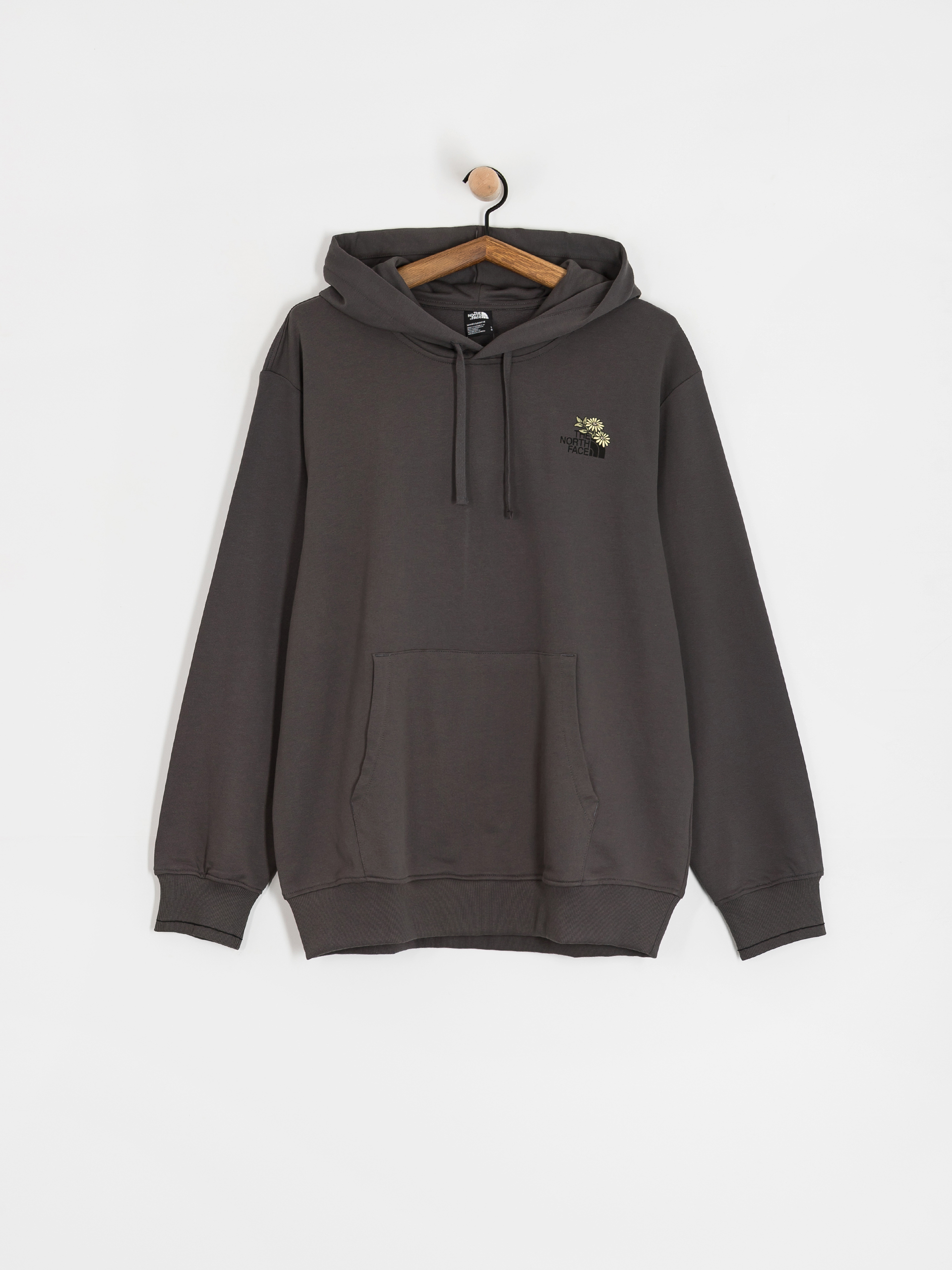 Bluza z kapturem The North Face Flower Dome Relaxed HD (anthracite grey)