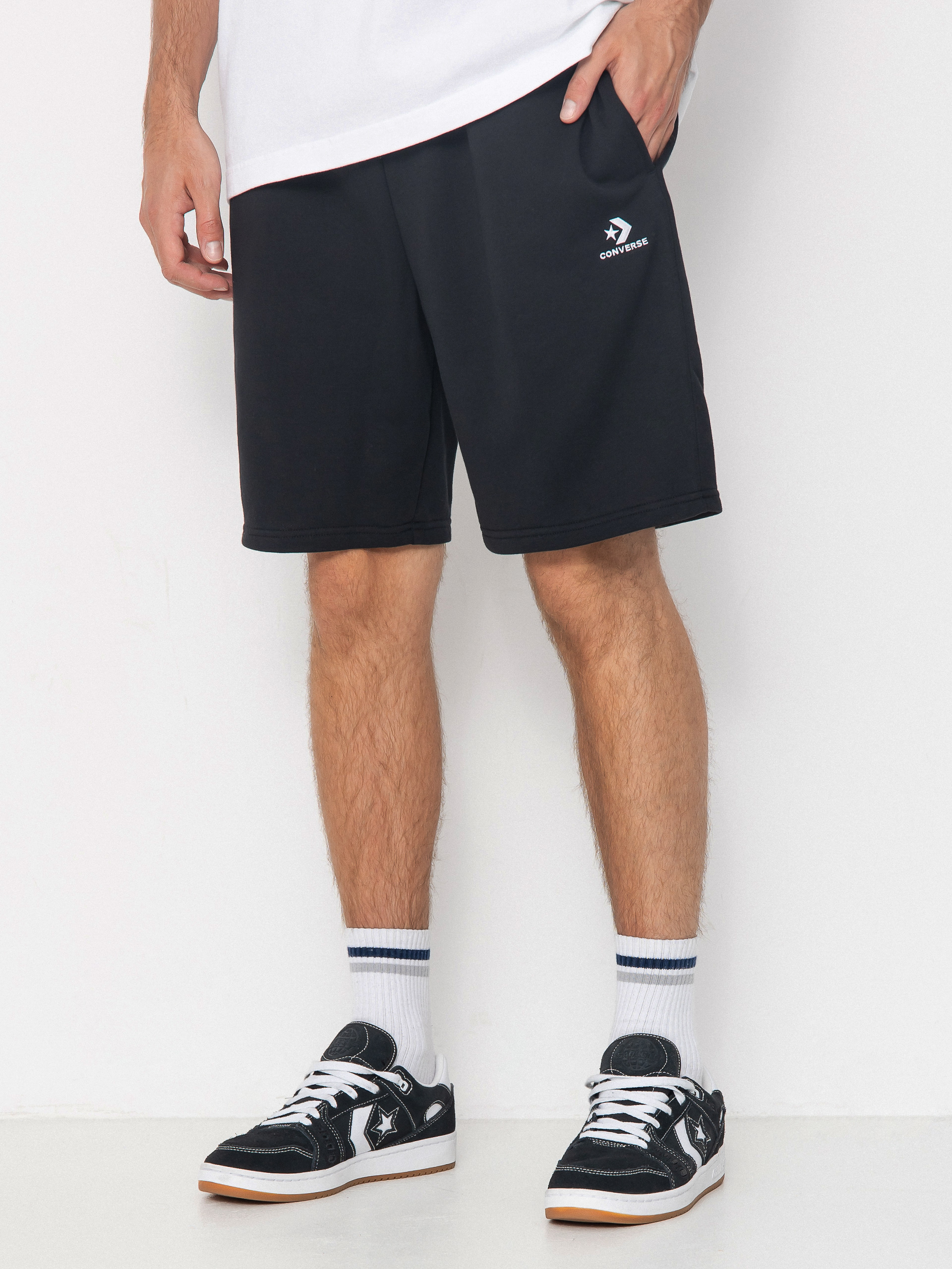 Szorty Converse Emb Classic (black)