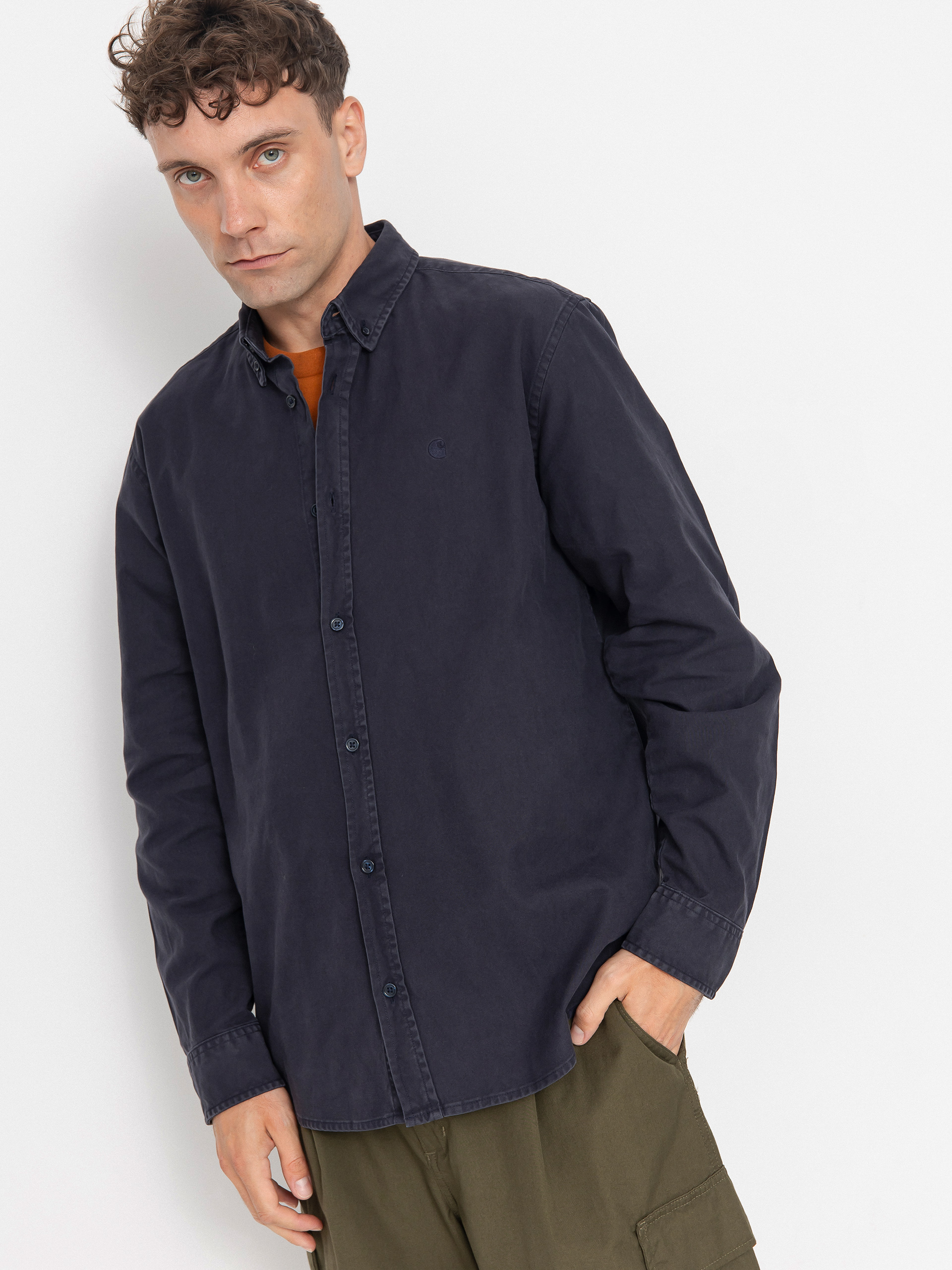 Koszula Carhartt WIP Bolton (dark navy)