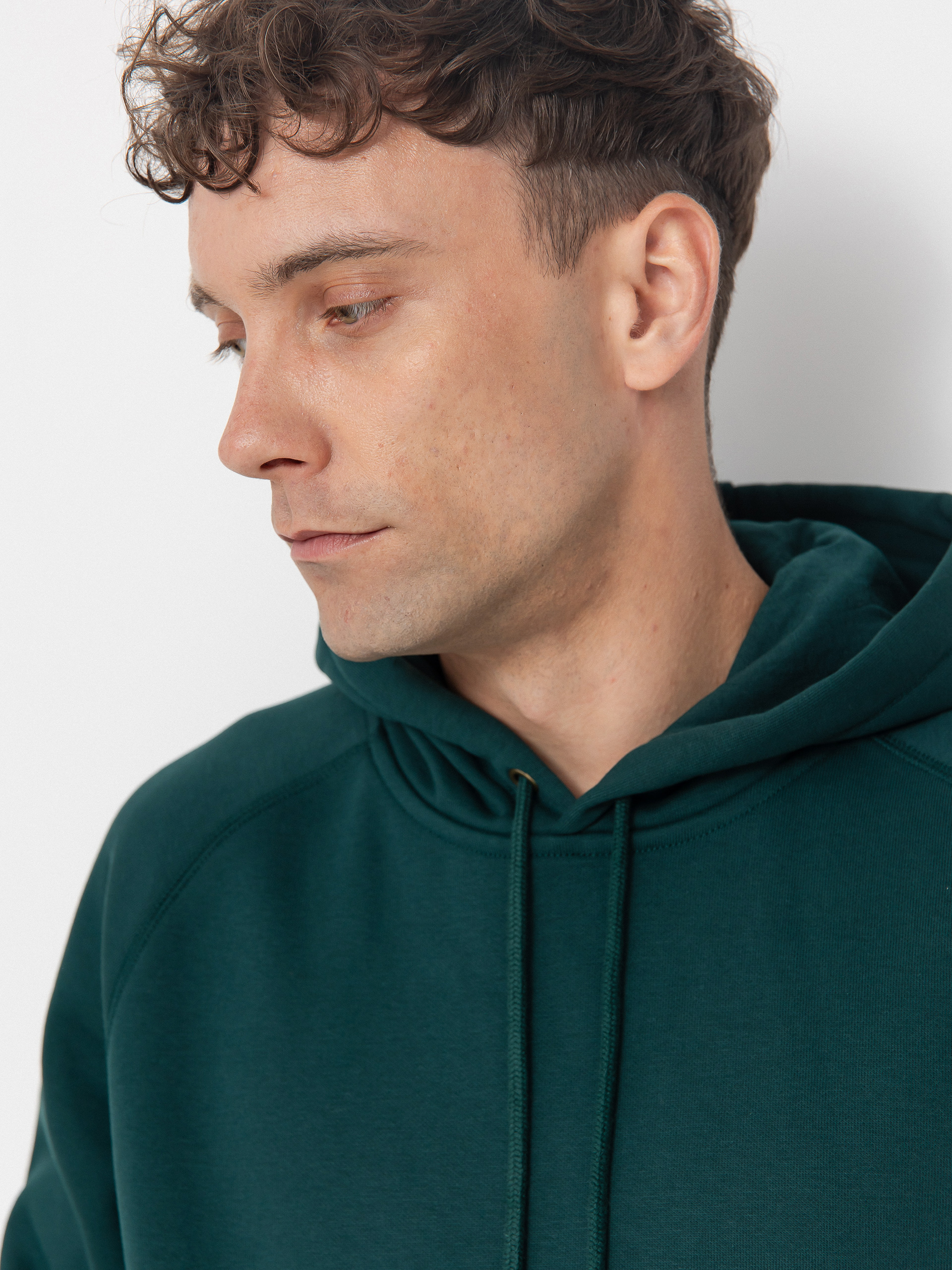 Bluza z kapturem Carhartt WIP Chase HD (dark fir/gold)