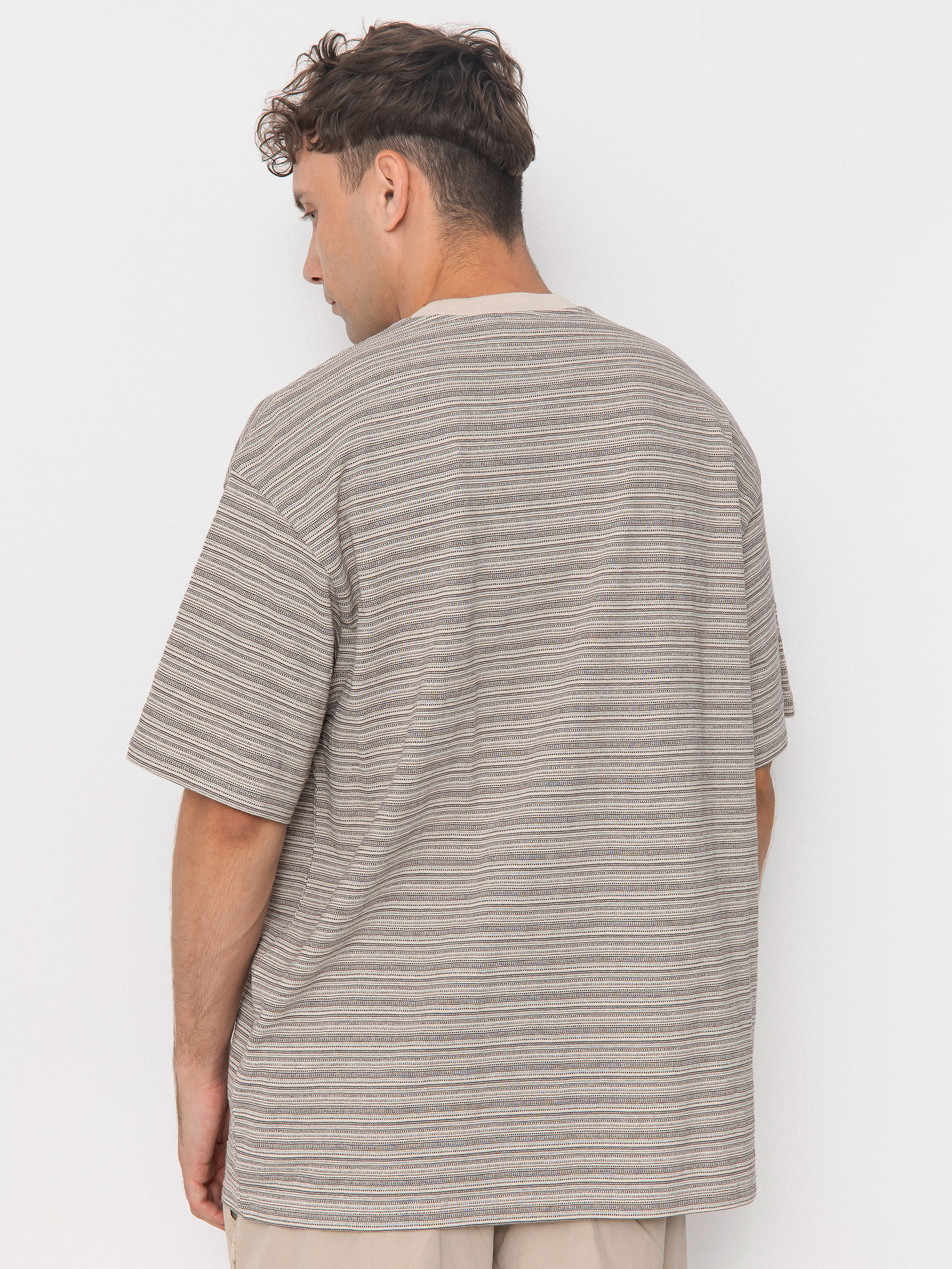 T-shirt Carhartt WIP Gellar Pocket (gellar stripe/wax)