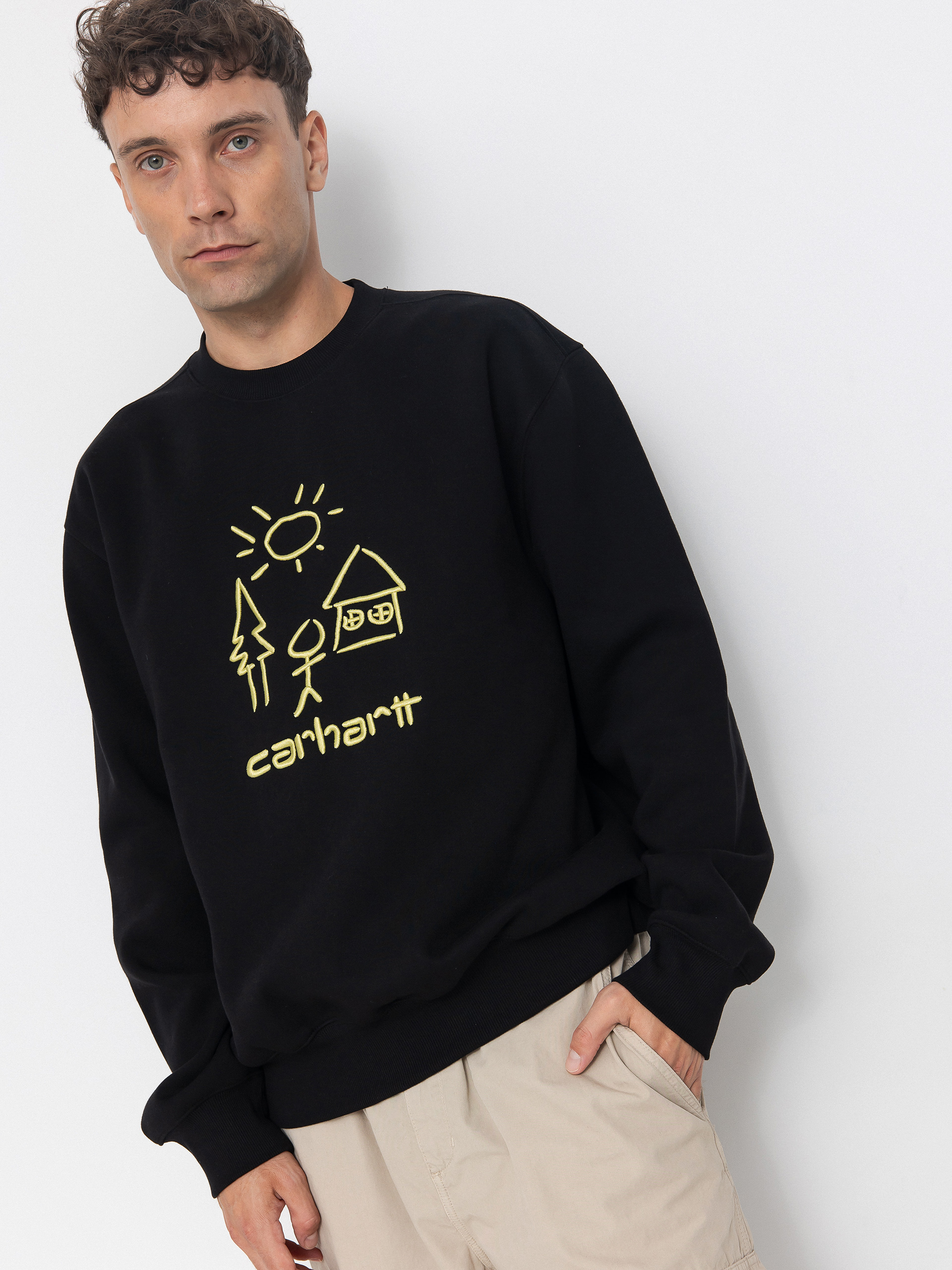 Bluza Carhartt WIP Masterpiece (black/fandoghi)
