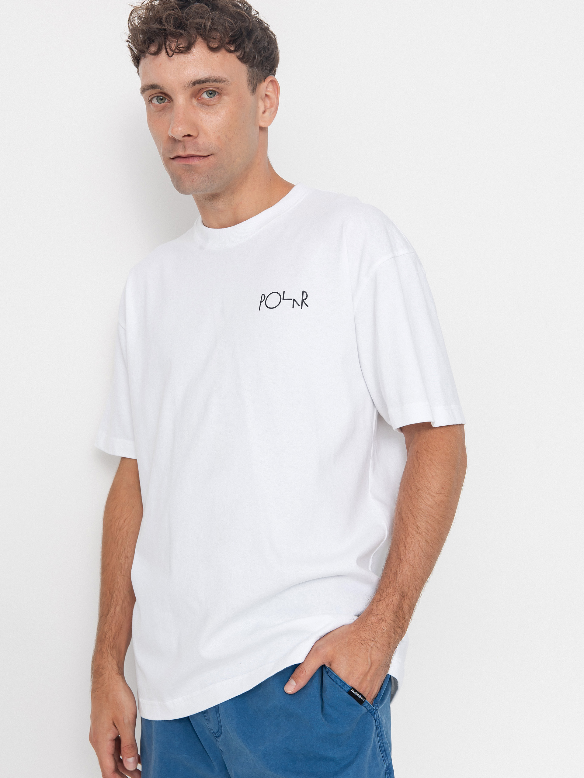 T-shirt Polar Skate No Comply (white)