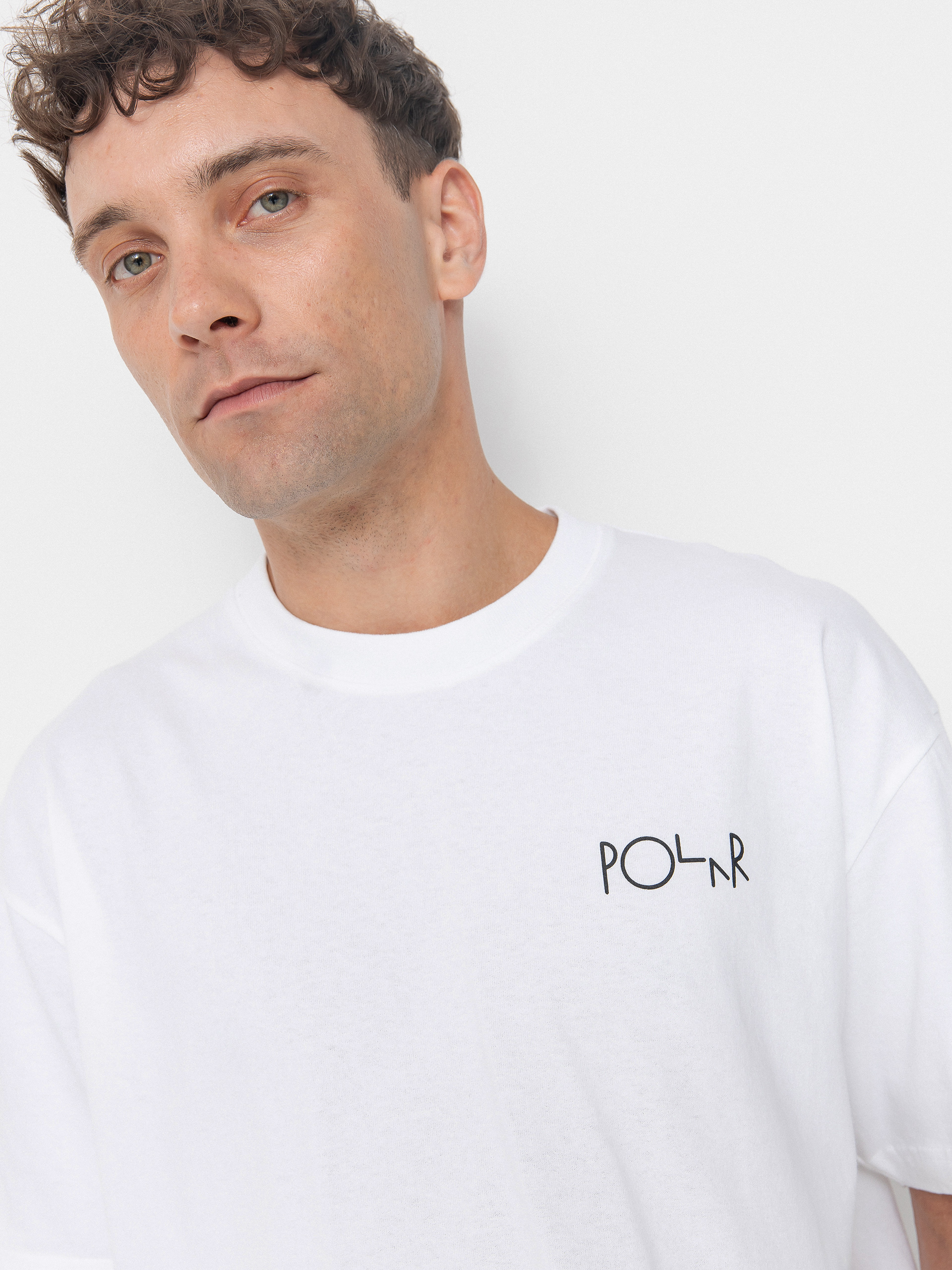 T-shirt Polar Skate No Comply (white)