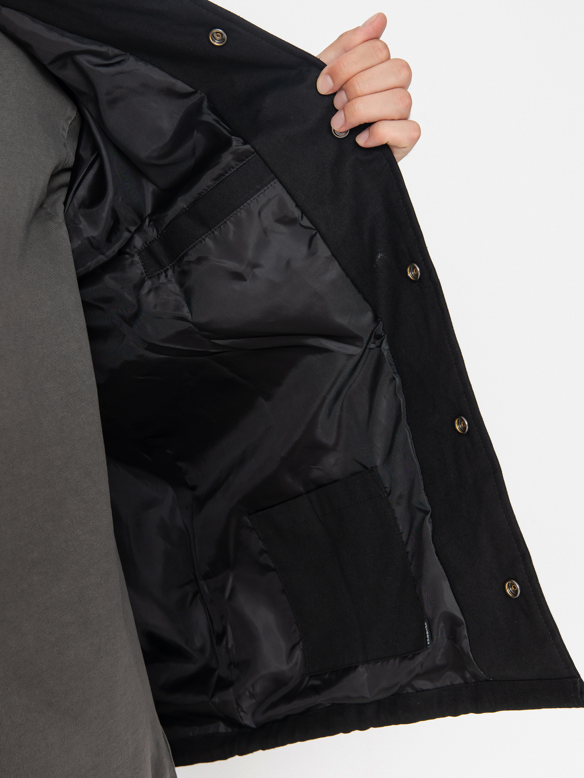 Kurtka Krooked Necro Skript (black/white)