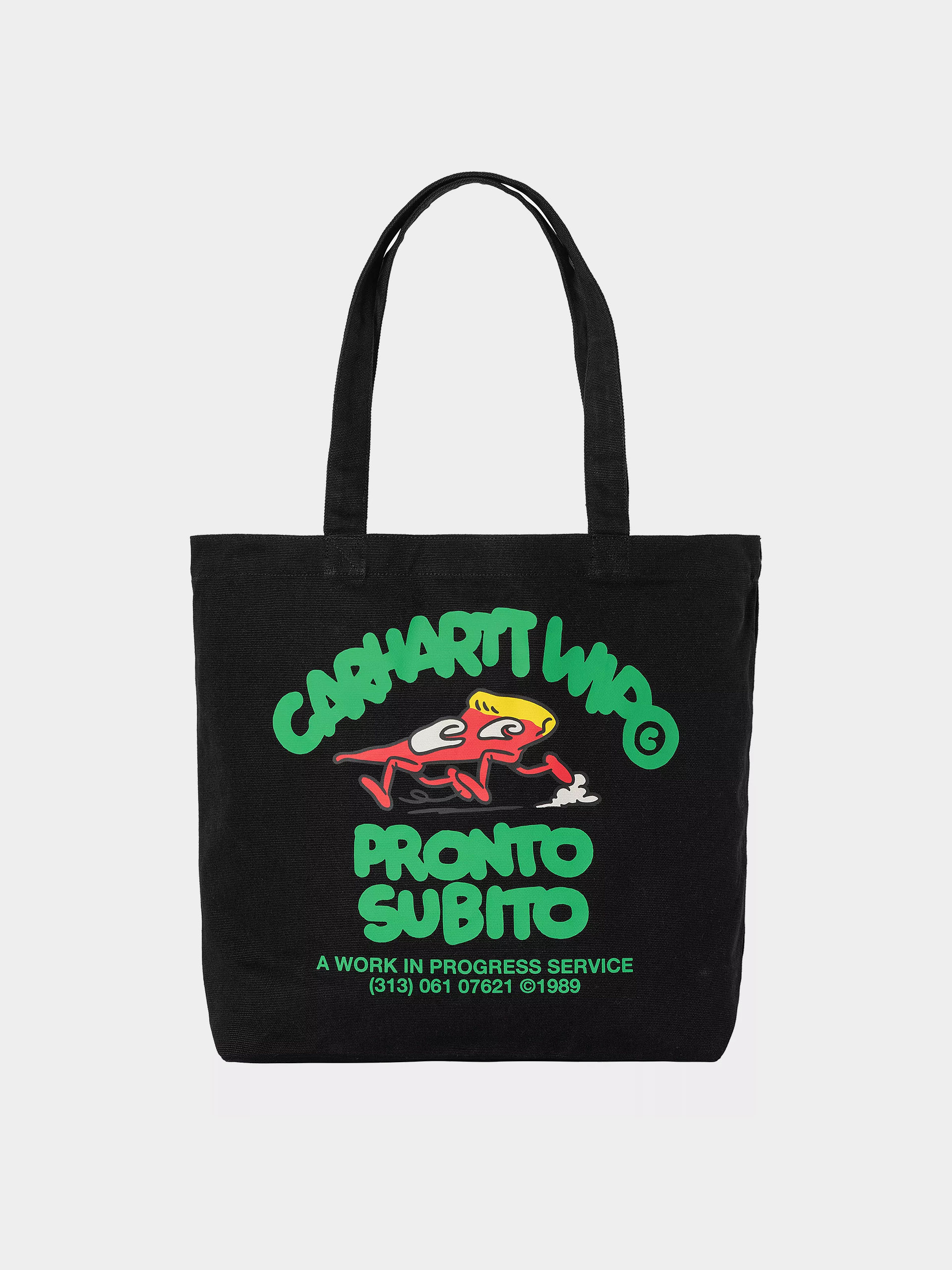 Torebka Carhartt WIP Canvas Graphic Tote (pronto print/black)