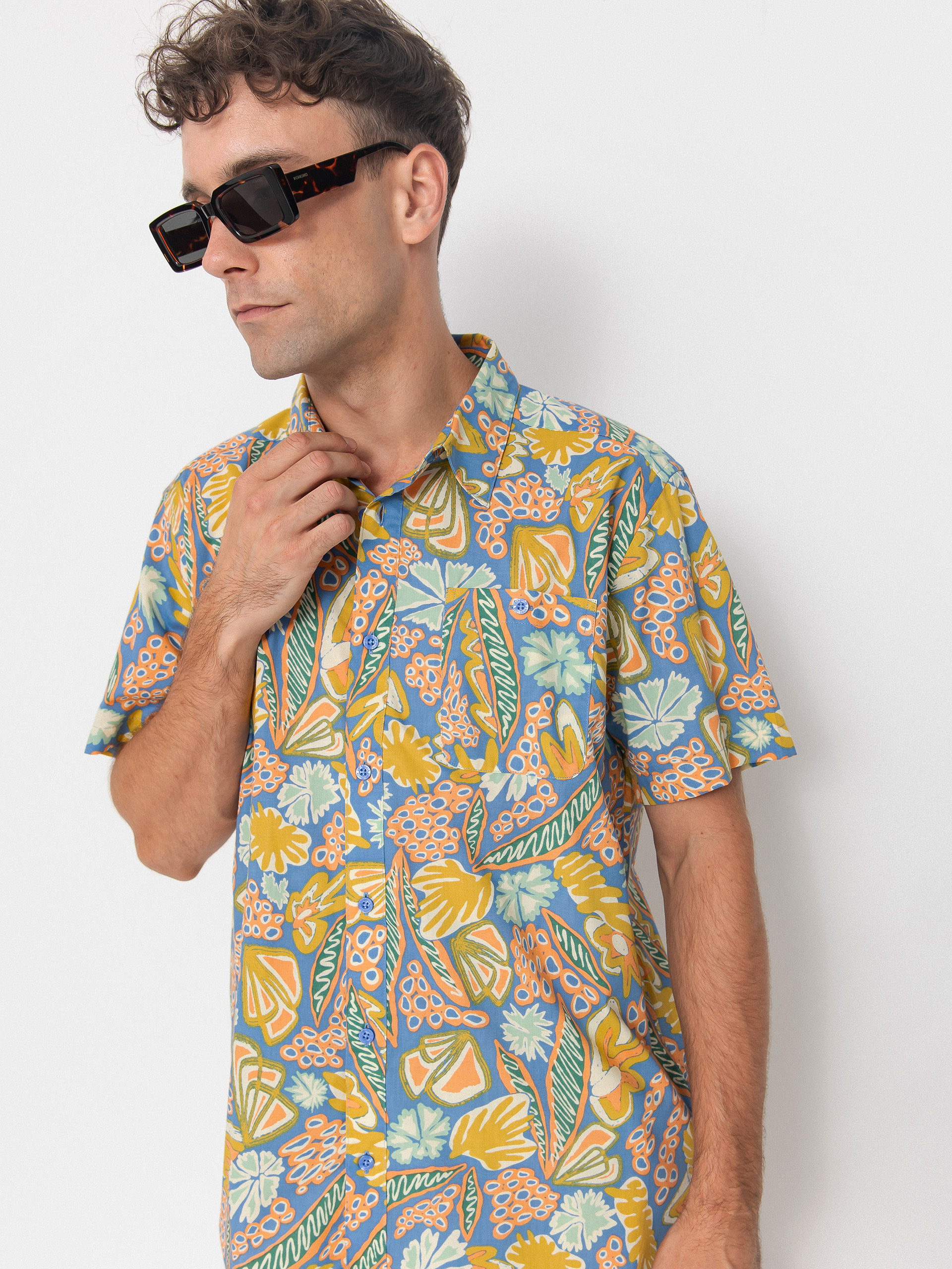 Koszula Patagonia Go To (flourish/abundant blue)