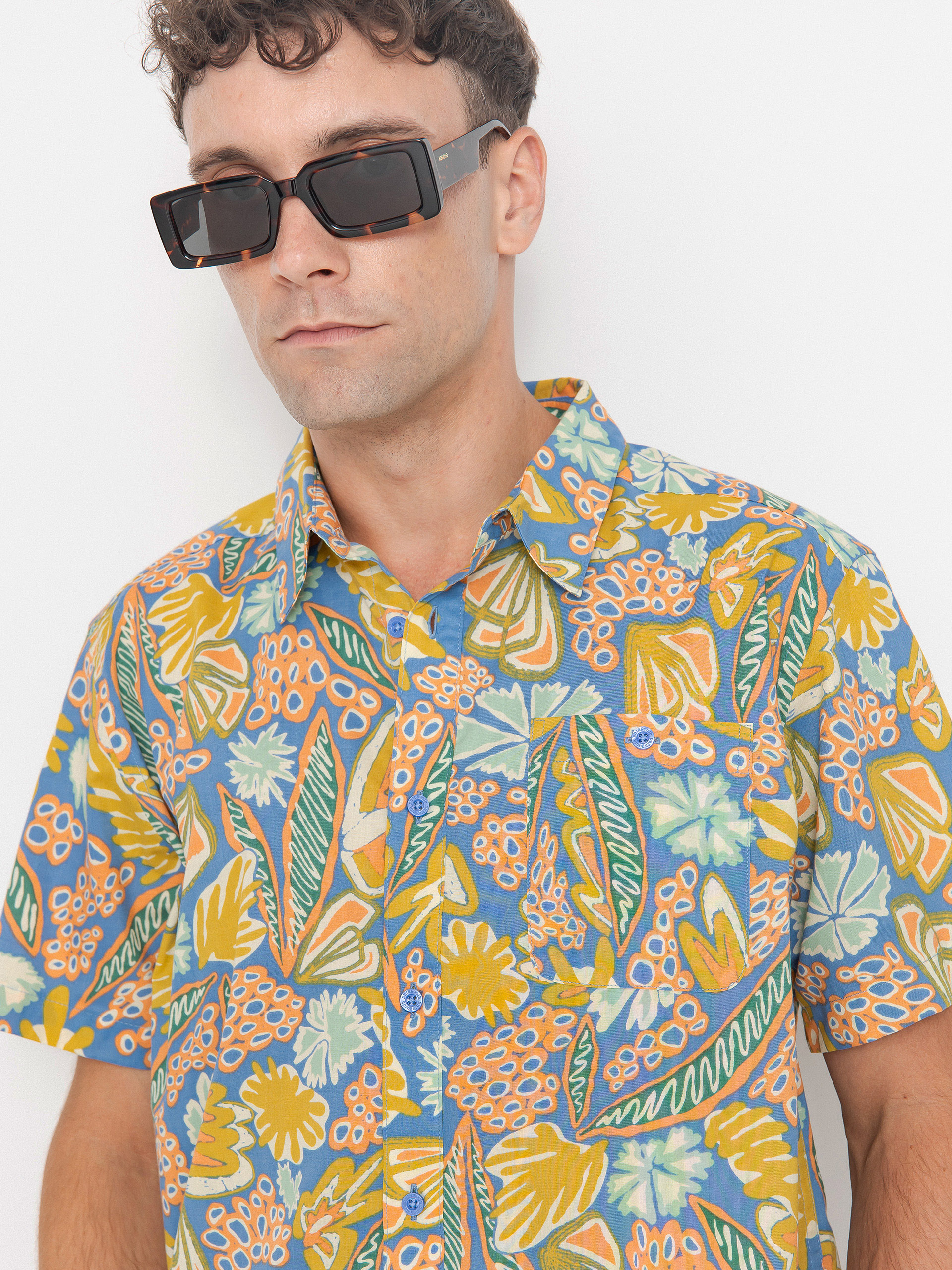 Koszula Patagonia Go To (flourish/abundant blue)