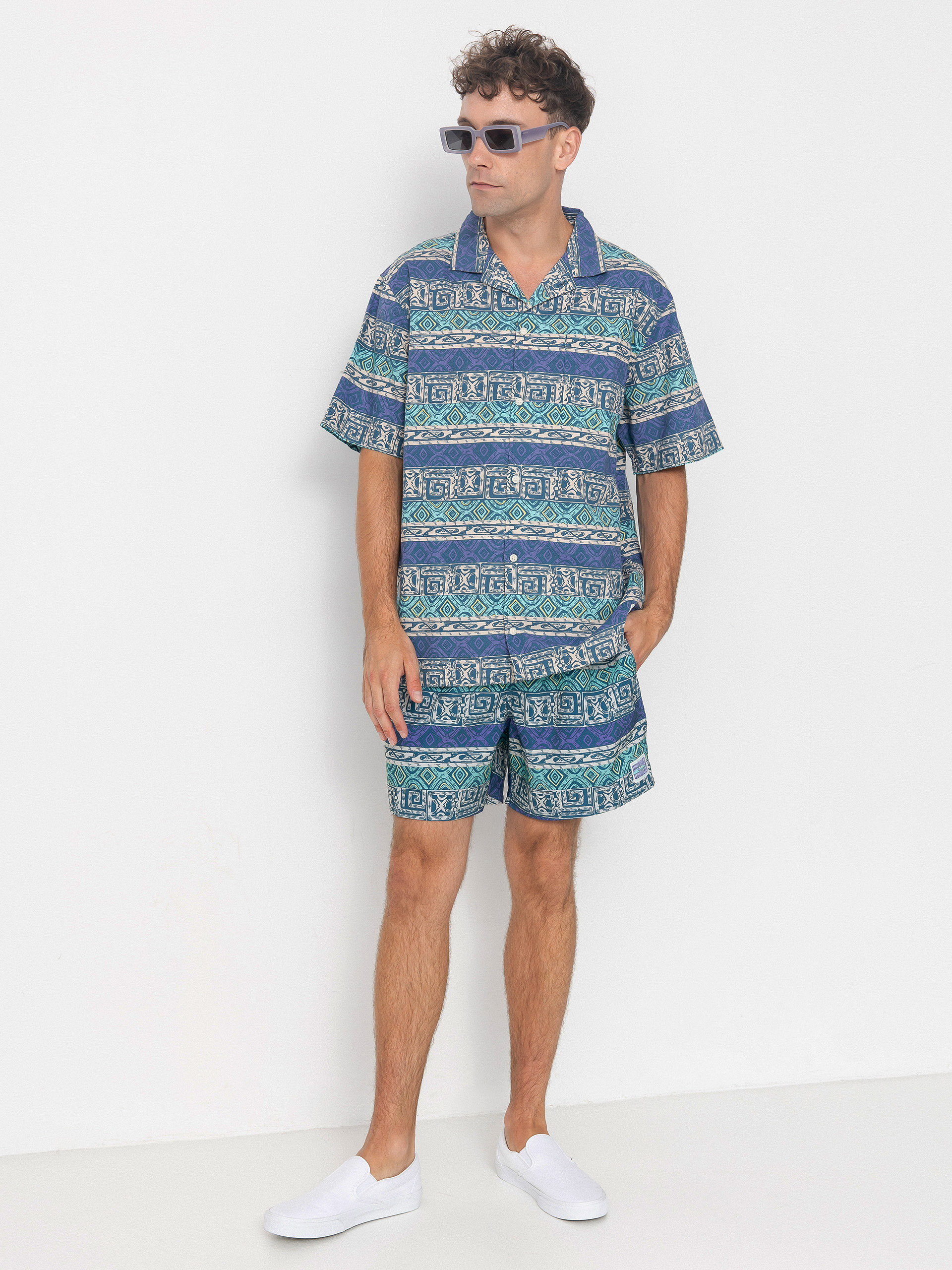 Koszula Quiksilver Global Heat (aqua sky global heat)