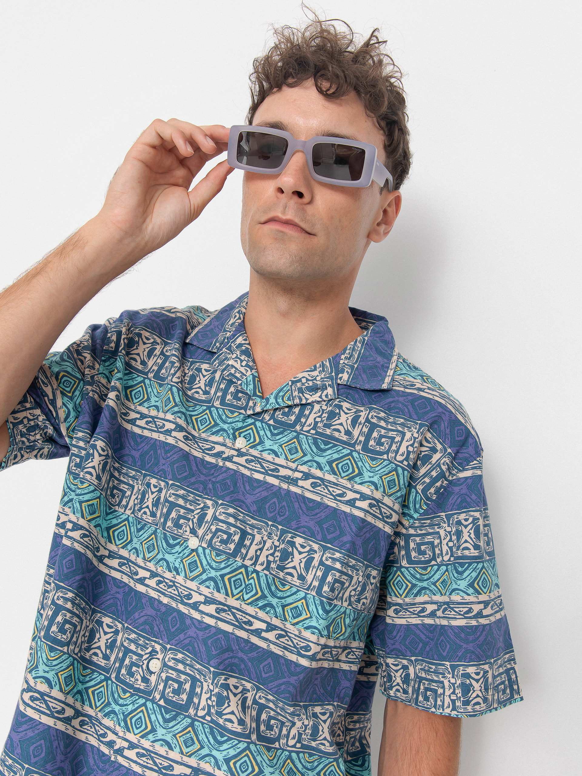 Koszula Quiksilver Global Heat (aqua sky global heat)