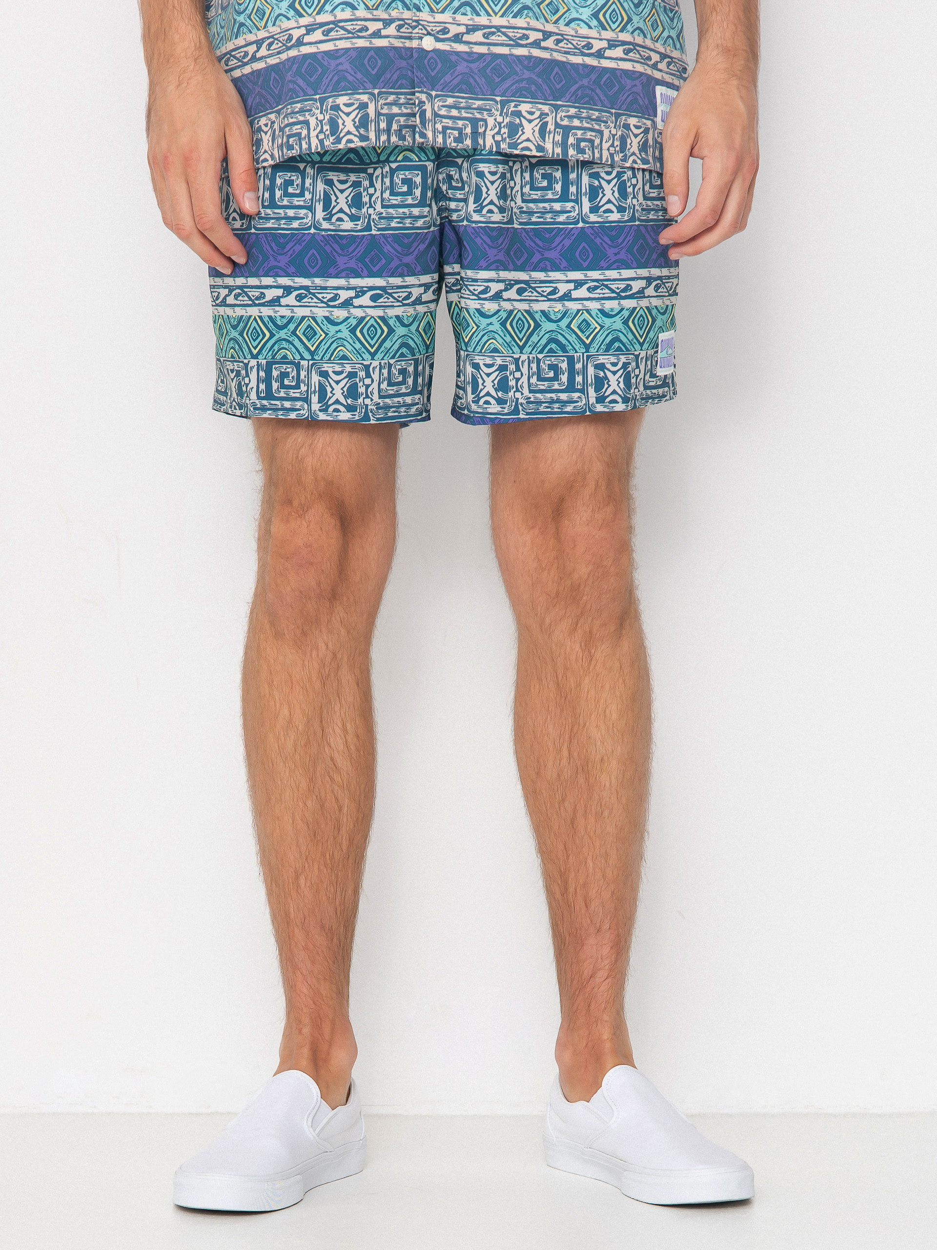 Szorty Quiksilver Surfsilk Straight Volley 16 (global heat dusted peri)