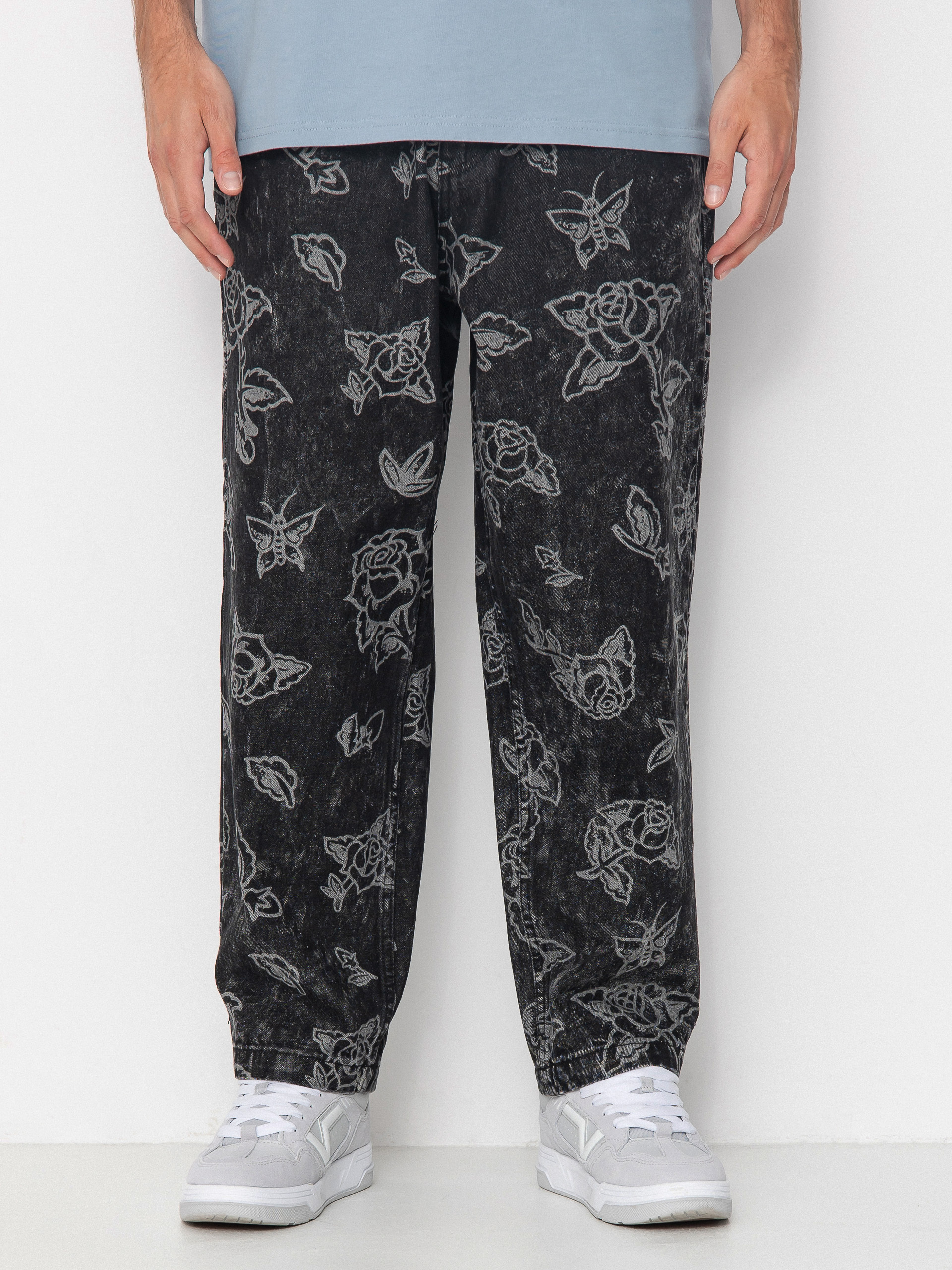 Spodnie Santa Cruz Big (mono flash roses)