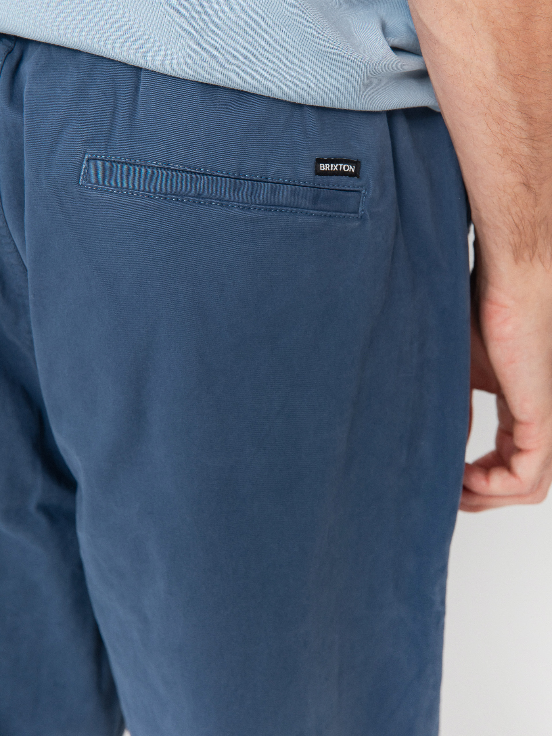 Spodnie Brixton Broadway Vw Ewaist Rlx (washed denim blue)