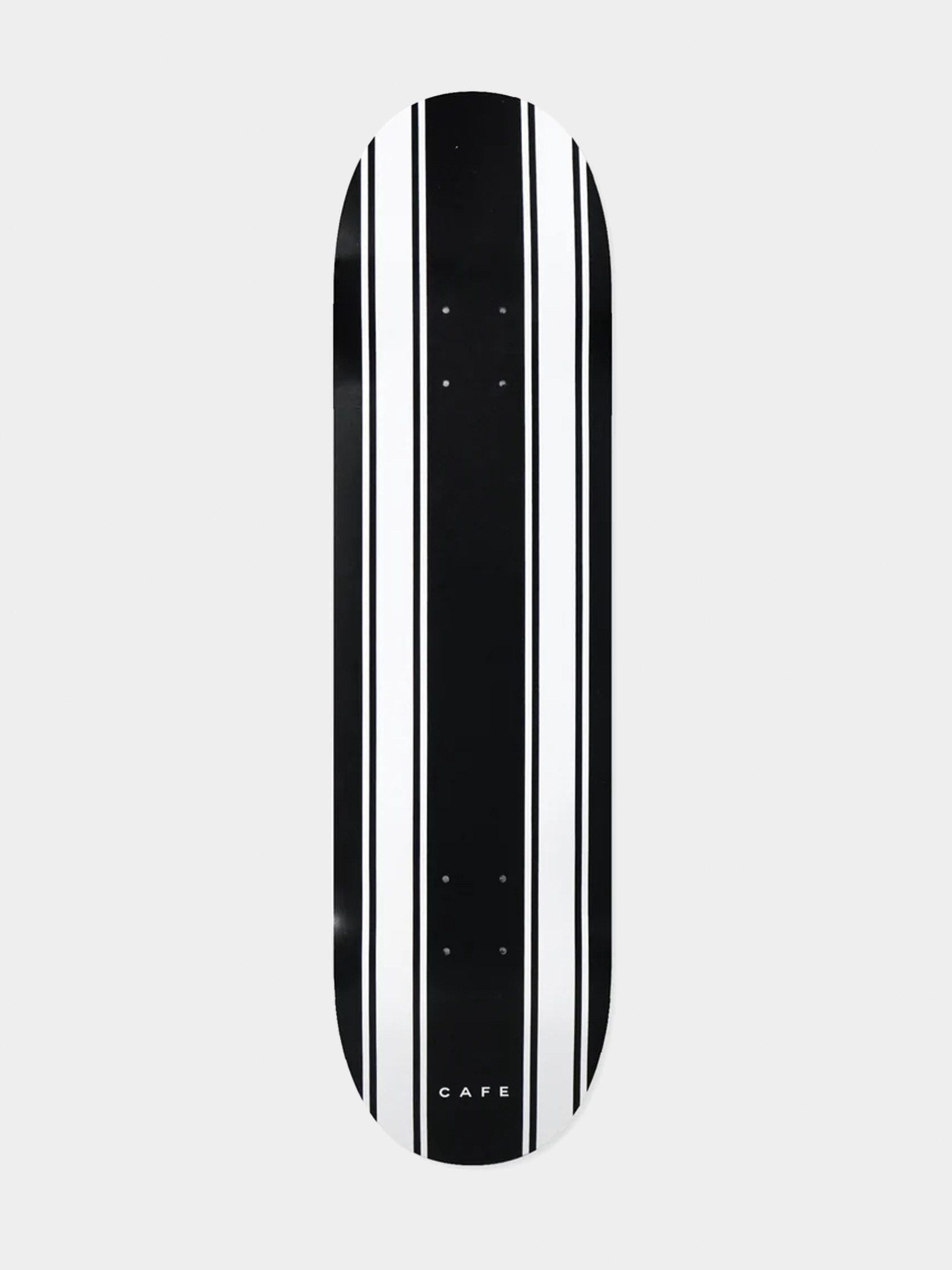 Deck Skateboard Cafe Stripe (black/white)