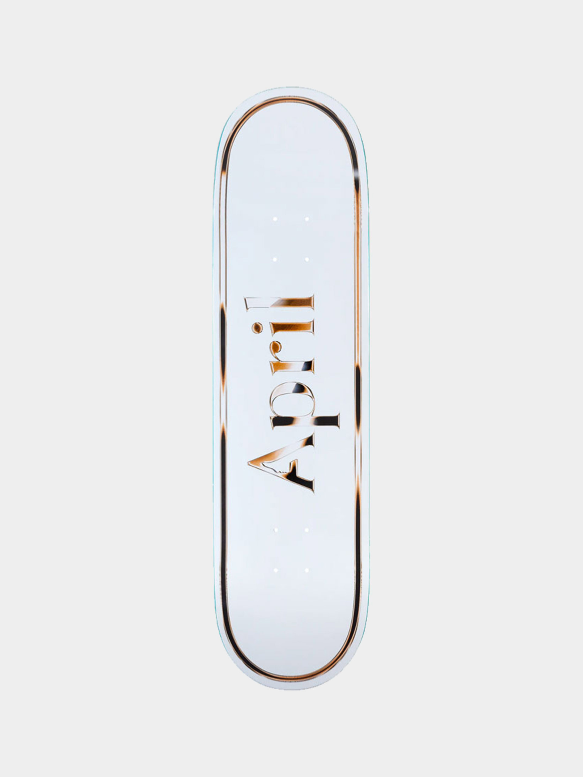 Deck April Skateboards Og Logo (white/gold)