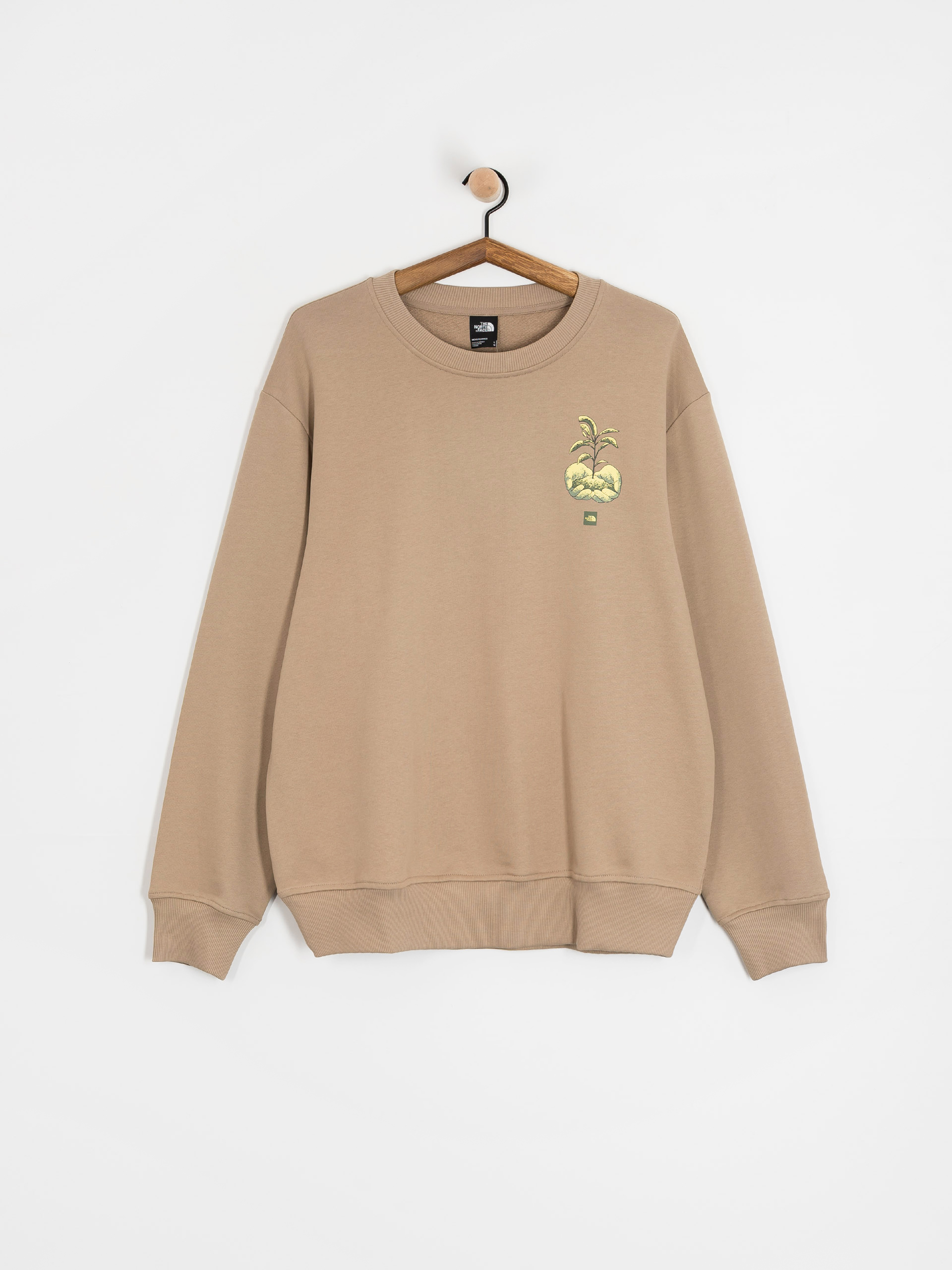 Bluza The North Face Connect Relaxed Graphic Crew (mushroom grey)