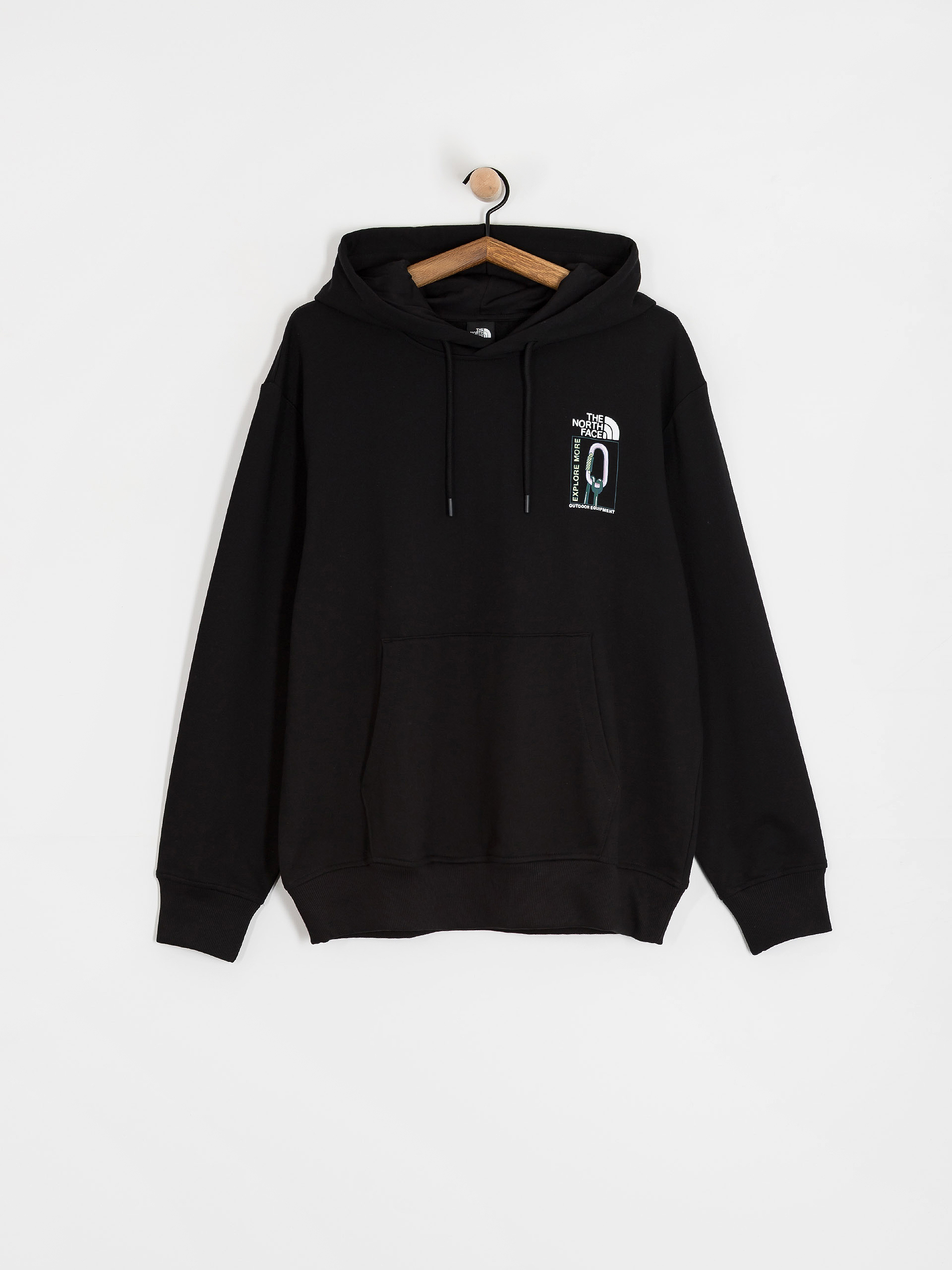 Bluza z kapturem The North Face Explore Gear Relaxed HD (tnf black)
