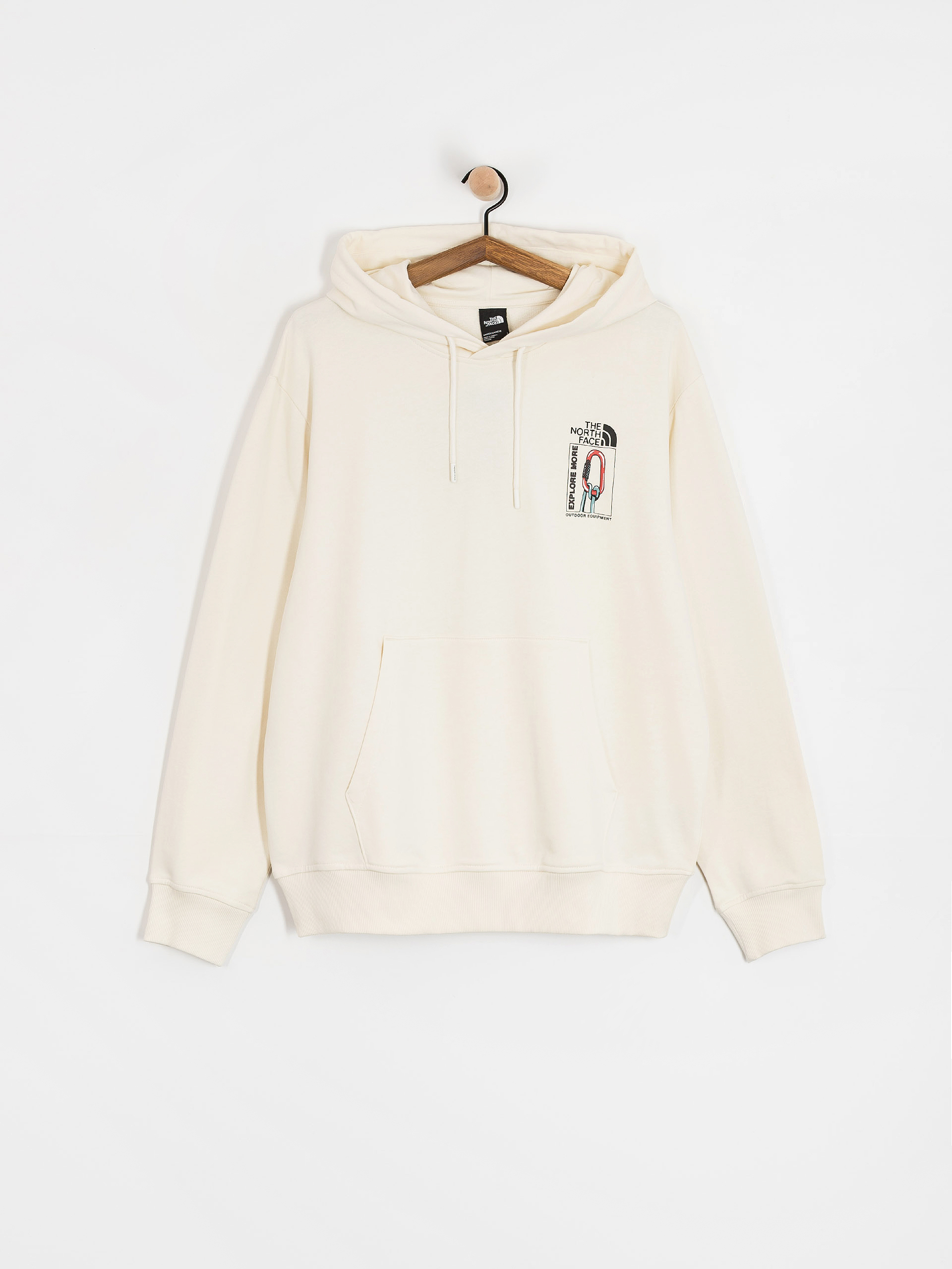 Bluza z kapturem The North Face Explore Gear Relaxed HD (white dune)