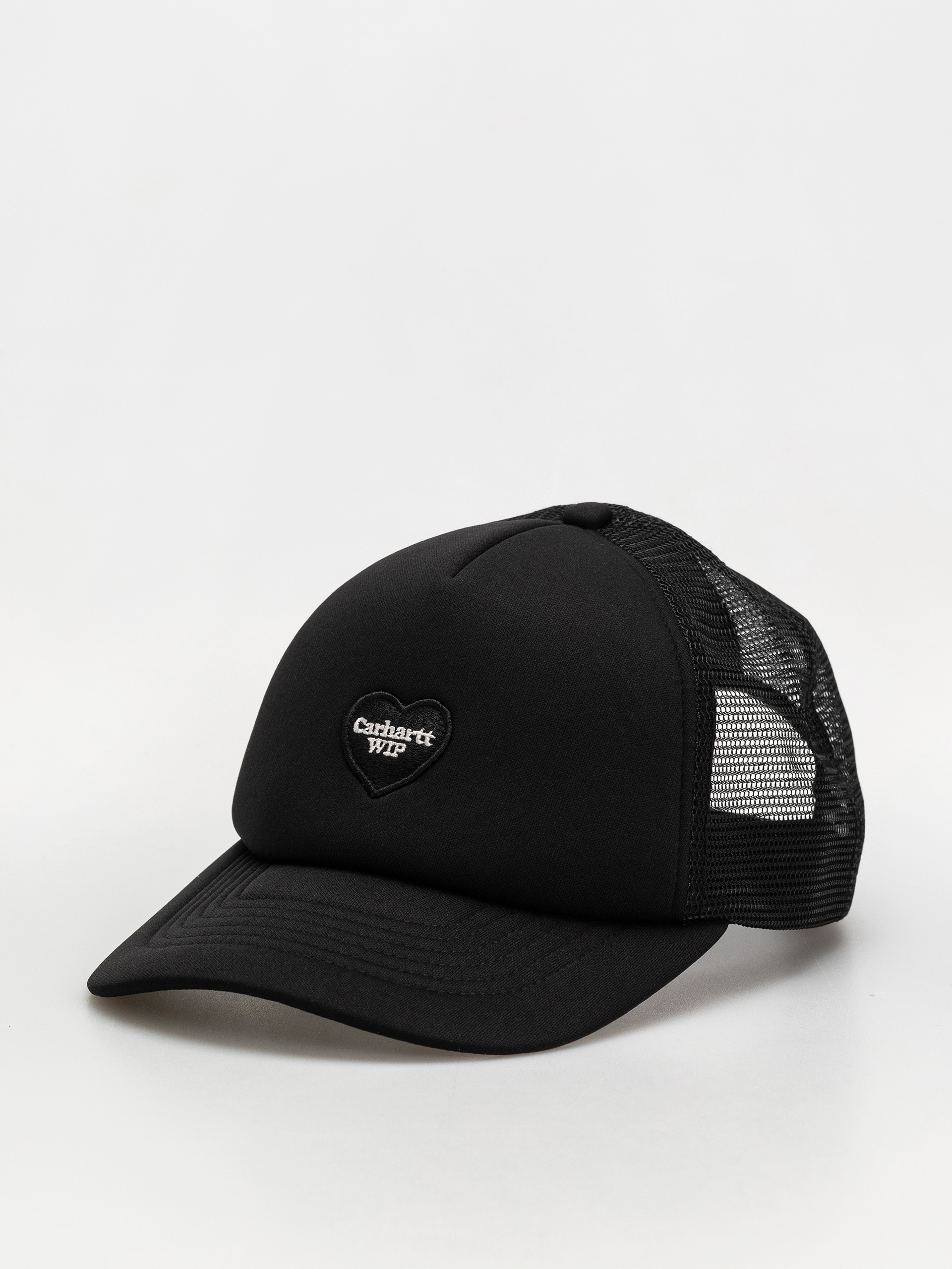 Czapka z daszkiem Carhartt WIP Heart Patch Trucker (black)