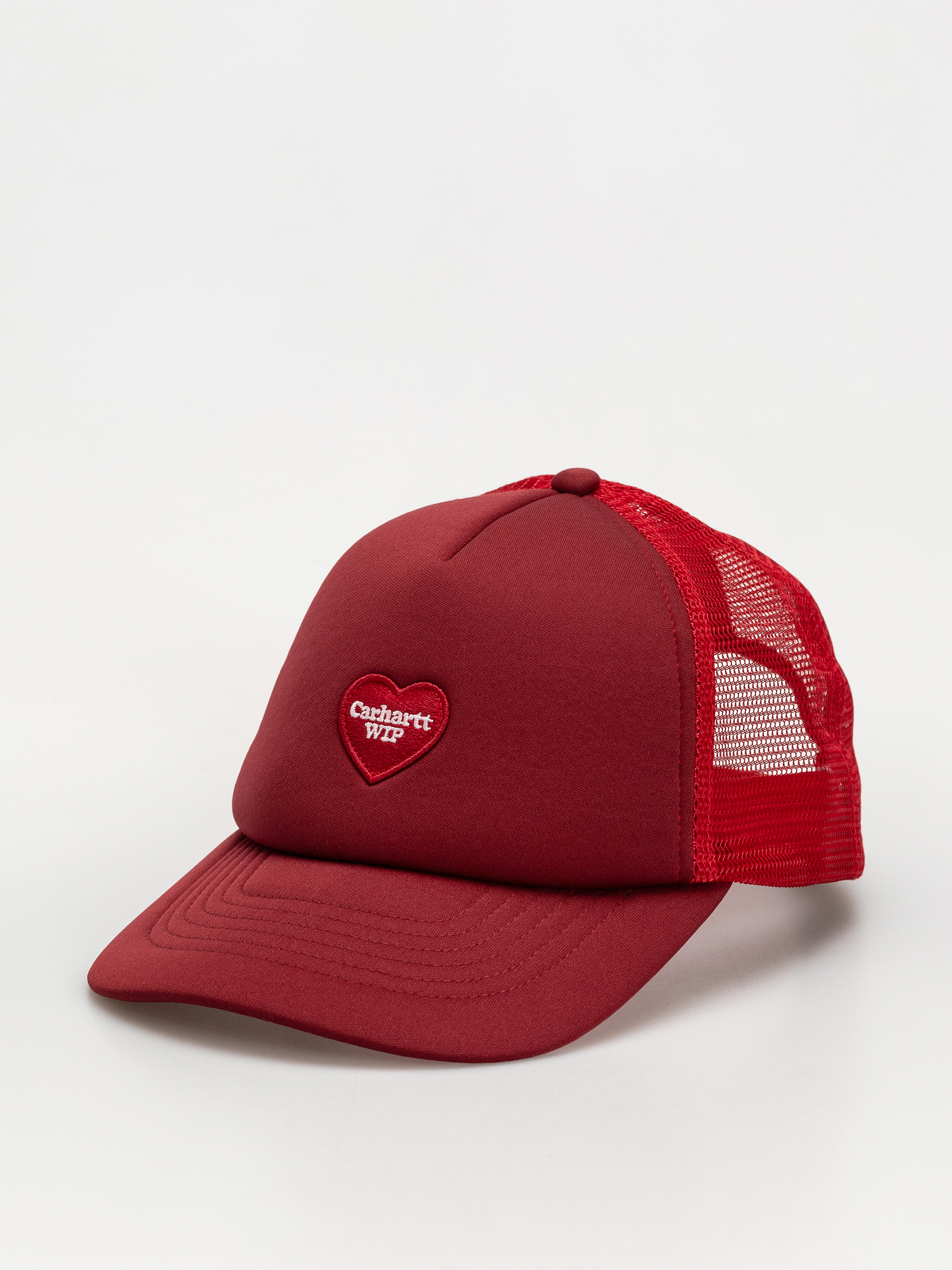 Czapka z daszkiem Carhartt WIP Heart Patch Trucker (scarlet)