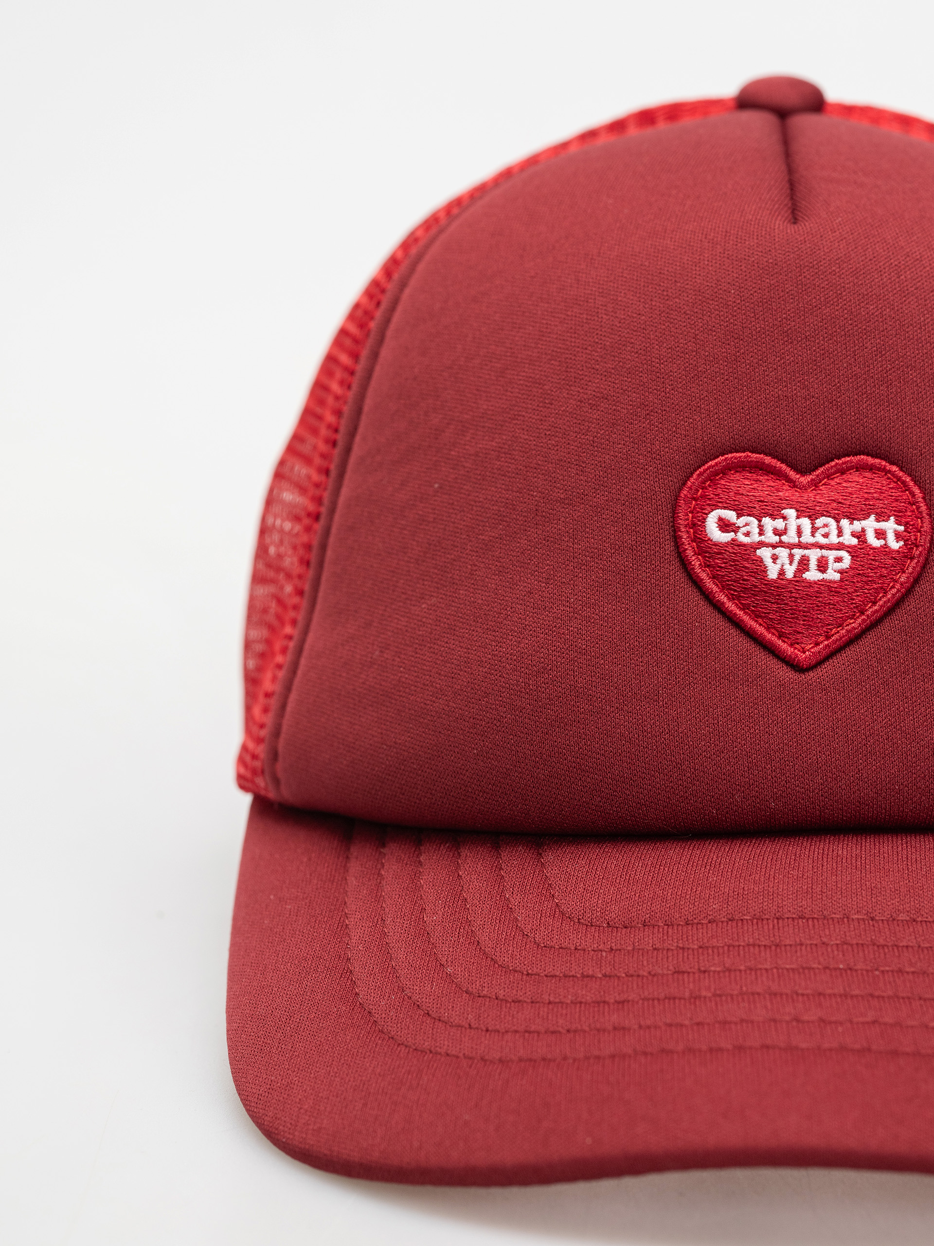 Czapka z daszkiem Carhartt WIP Heart Patch Trucker (scarlet)