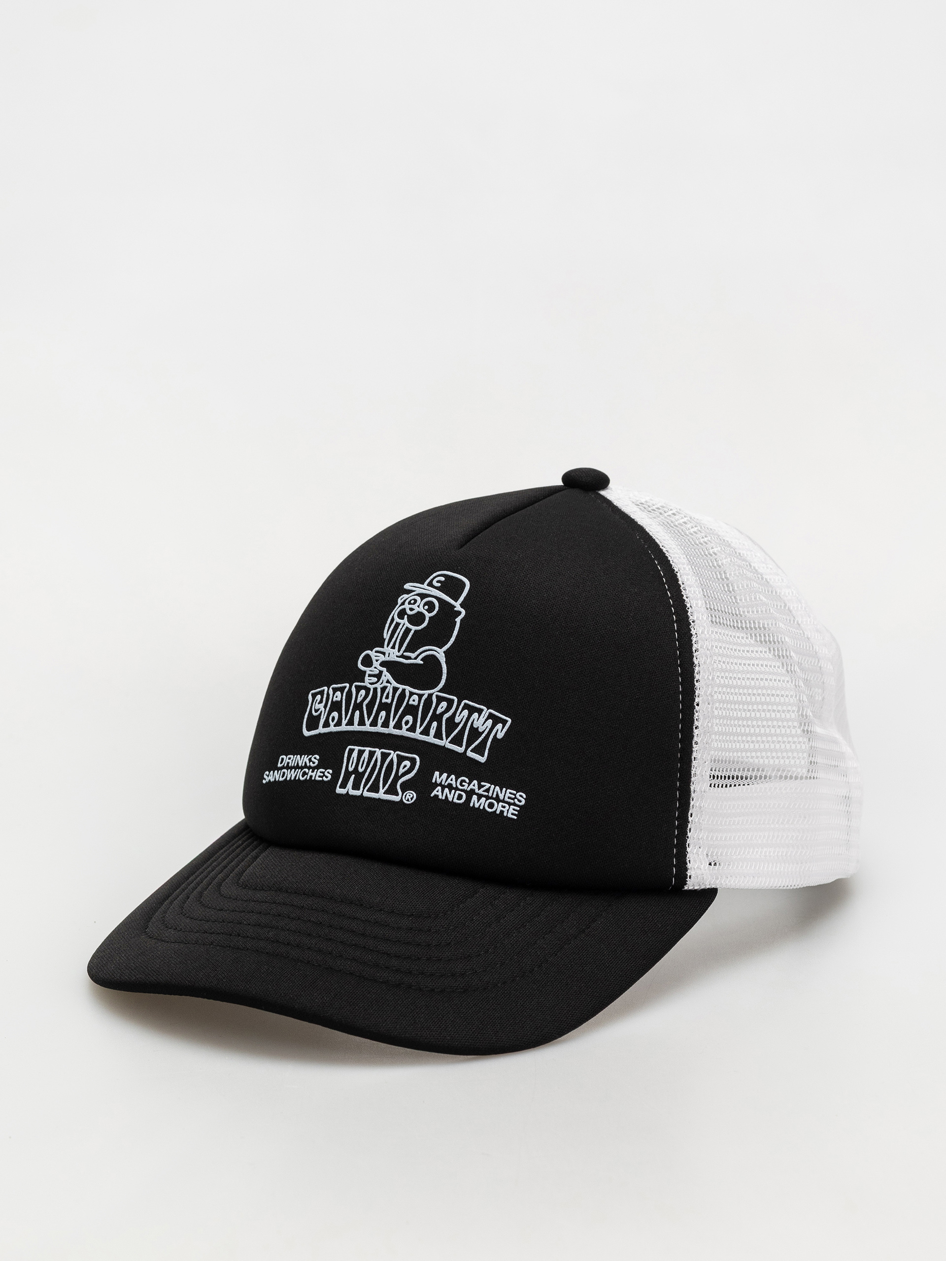 Czapka z daszkiem Carhartt WIP Sandwich Trucker (black)