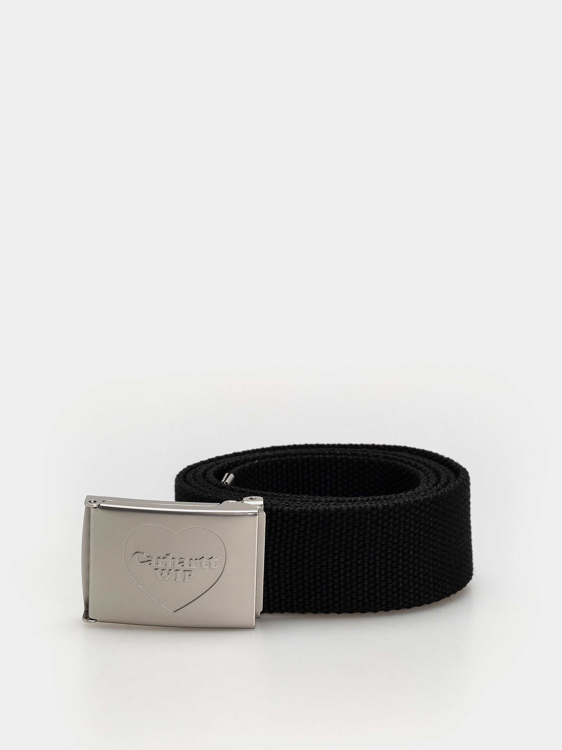Pasek Carhartt WIP Heart Clip (black/silver)