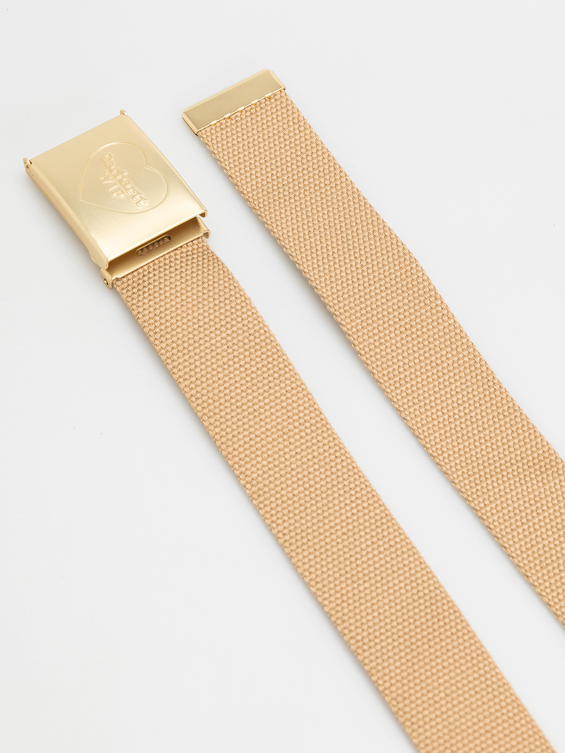 Pasek Carhartt WIP Heart Clip (dusty h brown/gold)