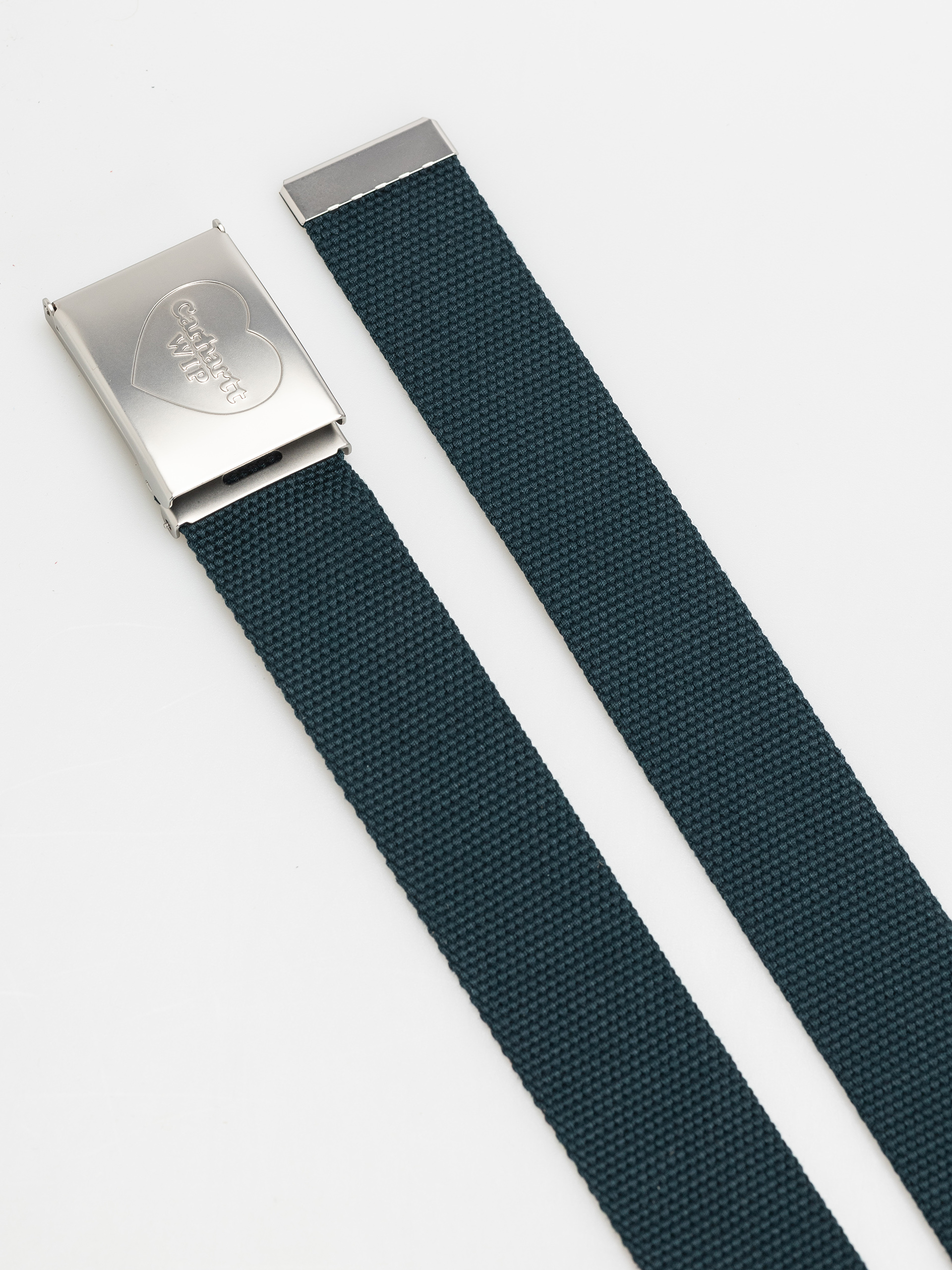 Pasek Carhartt WIP Heart Clip (deep lagoon/silver)