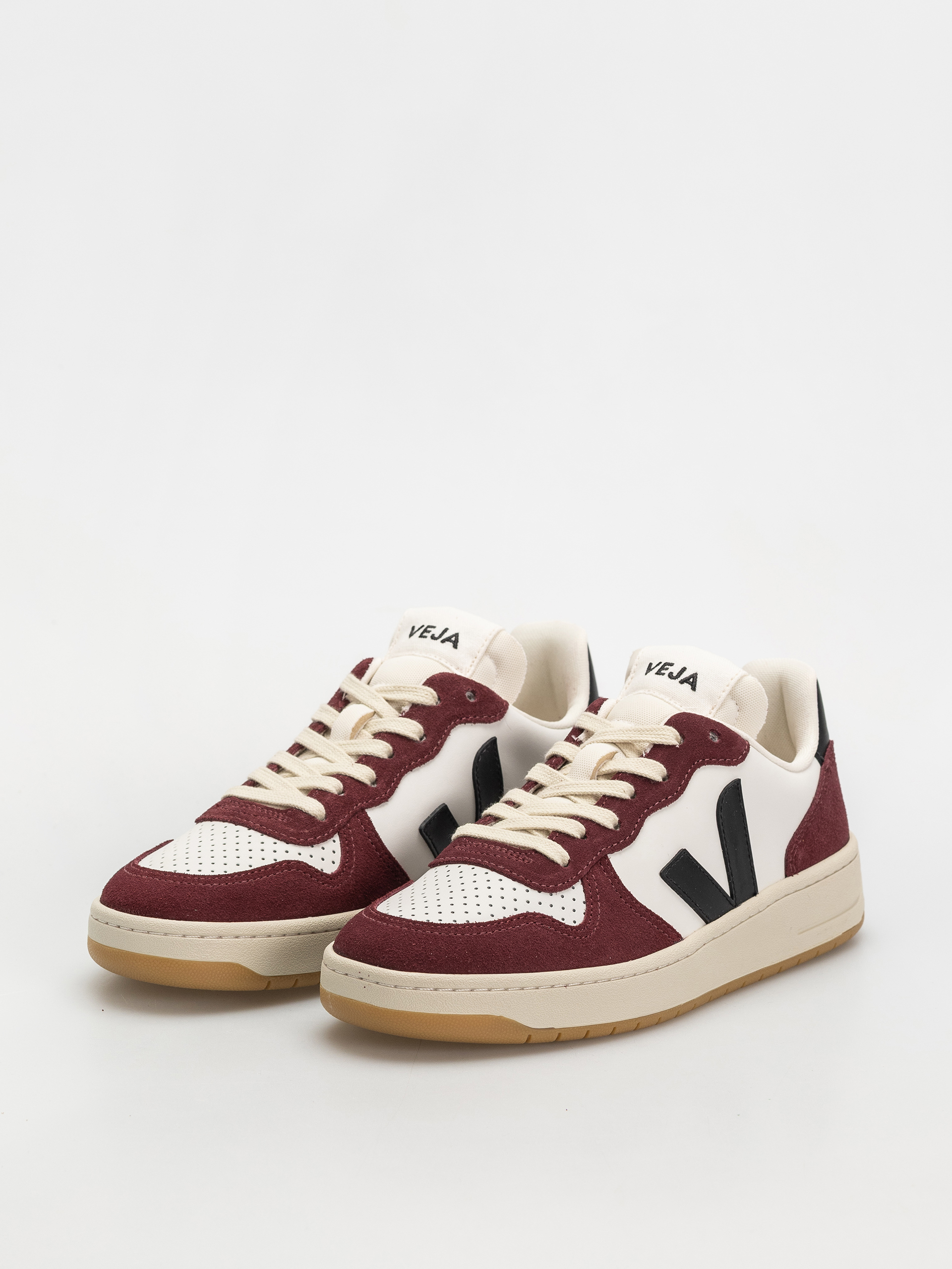 Buty Veja V-10 Wmn (white black amarante)