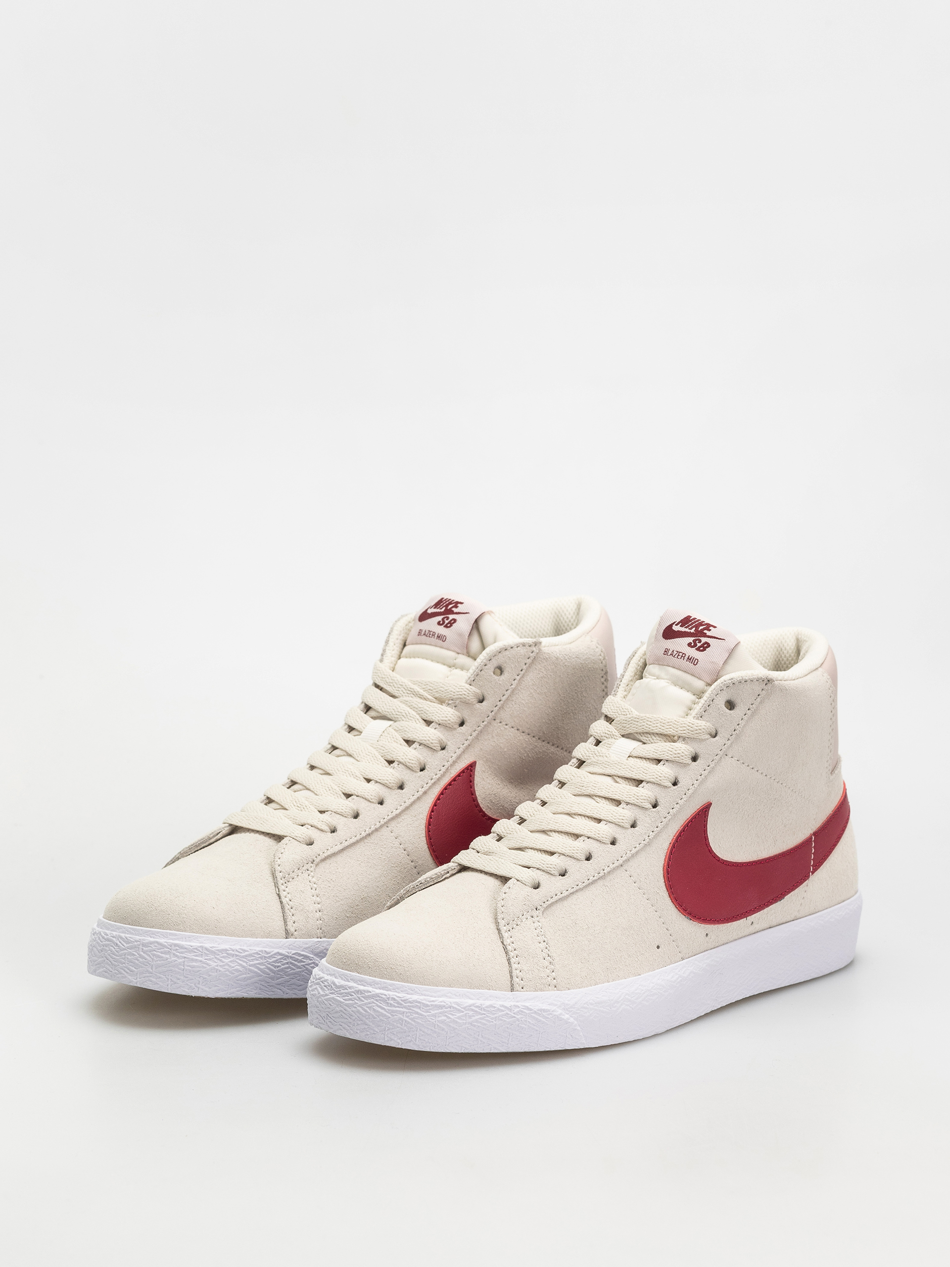 Buty Nike SB Zoom Blazer Mid (pale ivory/noble red silt red white)