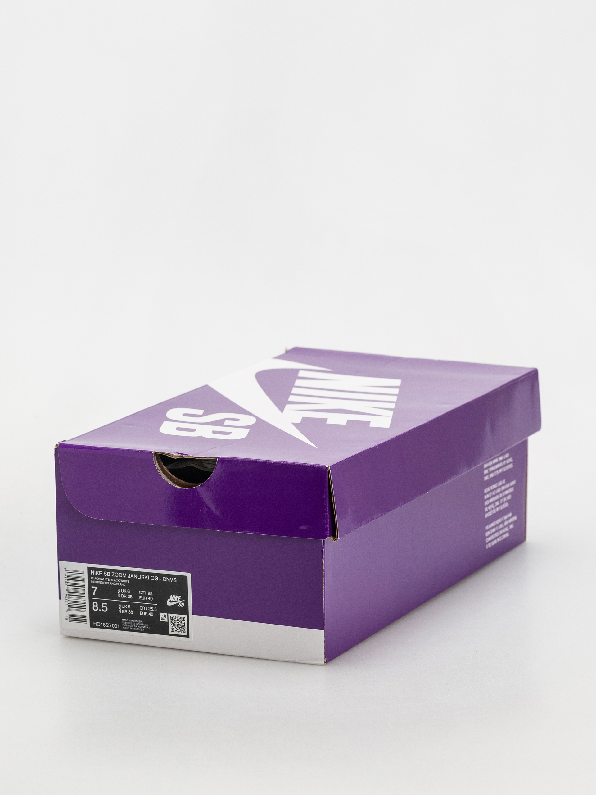 Buty Nike SB Zoom Janoski Og+ Canvas (black/white black white)