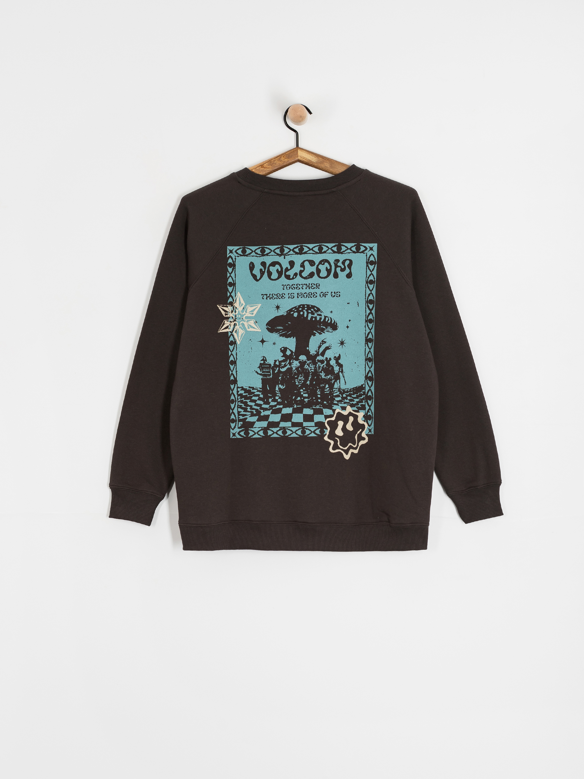 Bluza Volcom Fa F Rygalski Bf Crew Wmn (vintage black)