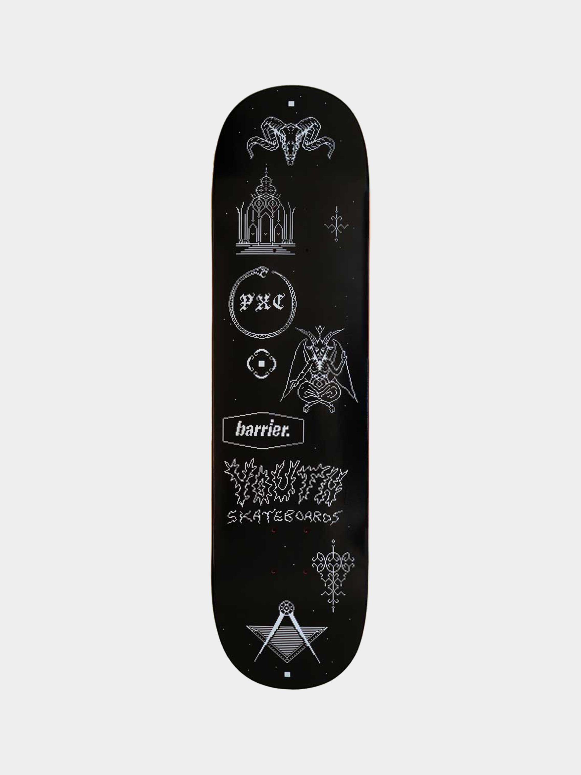Deck Youth Skateboards Pxc X Barrier Square (black)