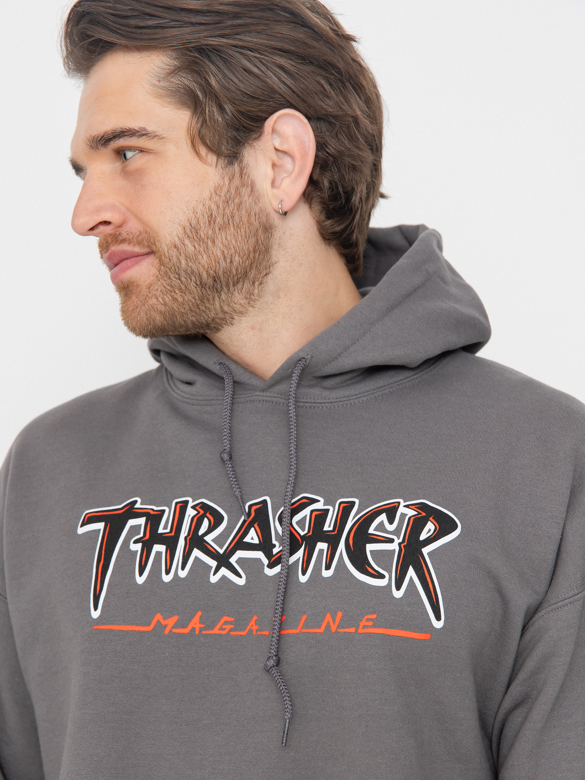Bluza z kapturem Thrasher Slash HD (charcoal)