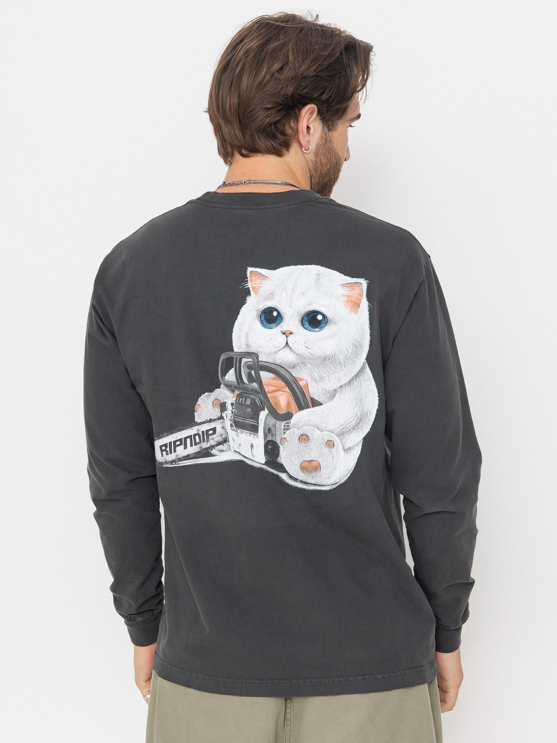 Longsleeve RipNDip Find Out (charcoal)