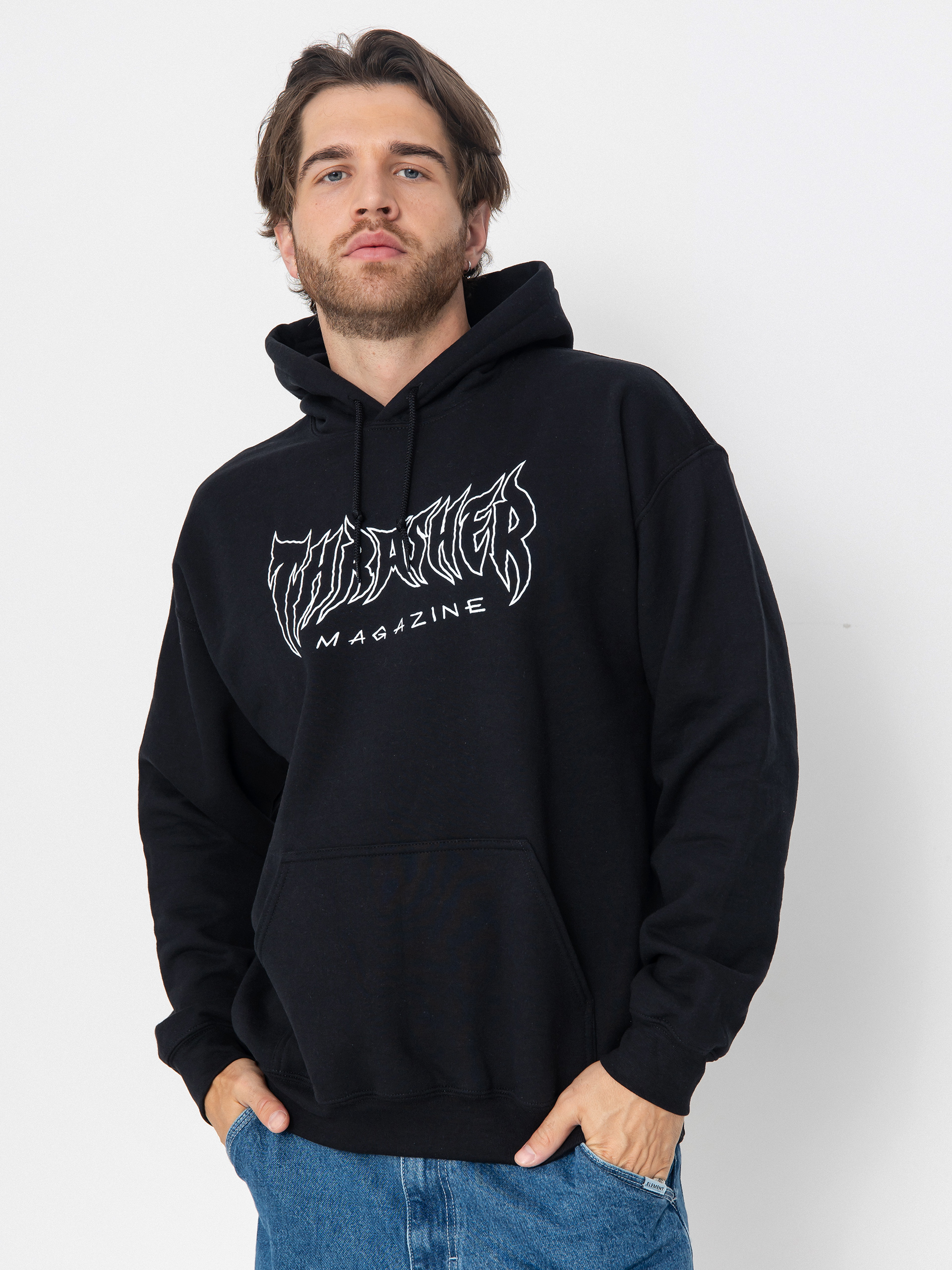 Bluza z kapturem April Skateboards Stars ZHD (brown)