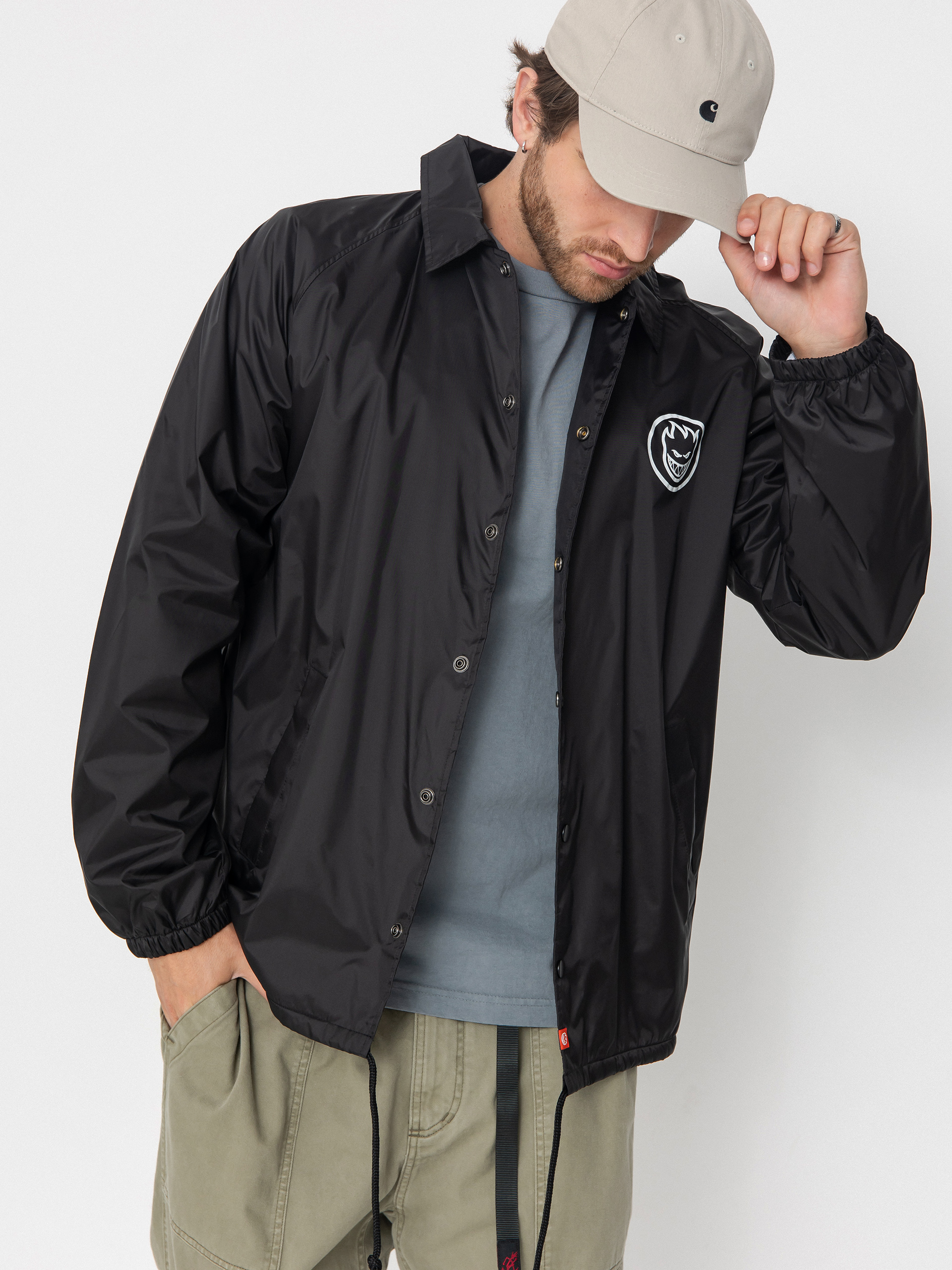 Kurtka Spitfire Arson Dept Bighead (black w/white prints)